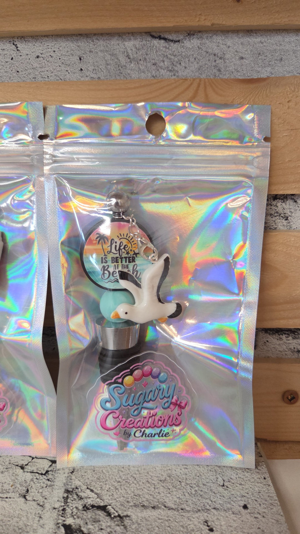 Sugary Creations by Charlie - Wine Stoppers - Surprise Pattern