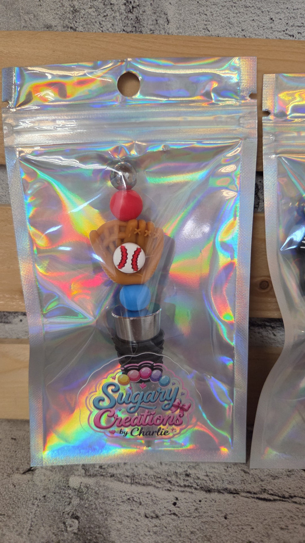Sugary Creations by Charlie - Wine Stoppers - Surprise Pattern