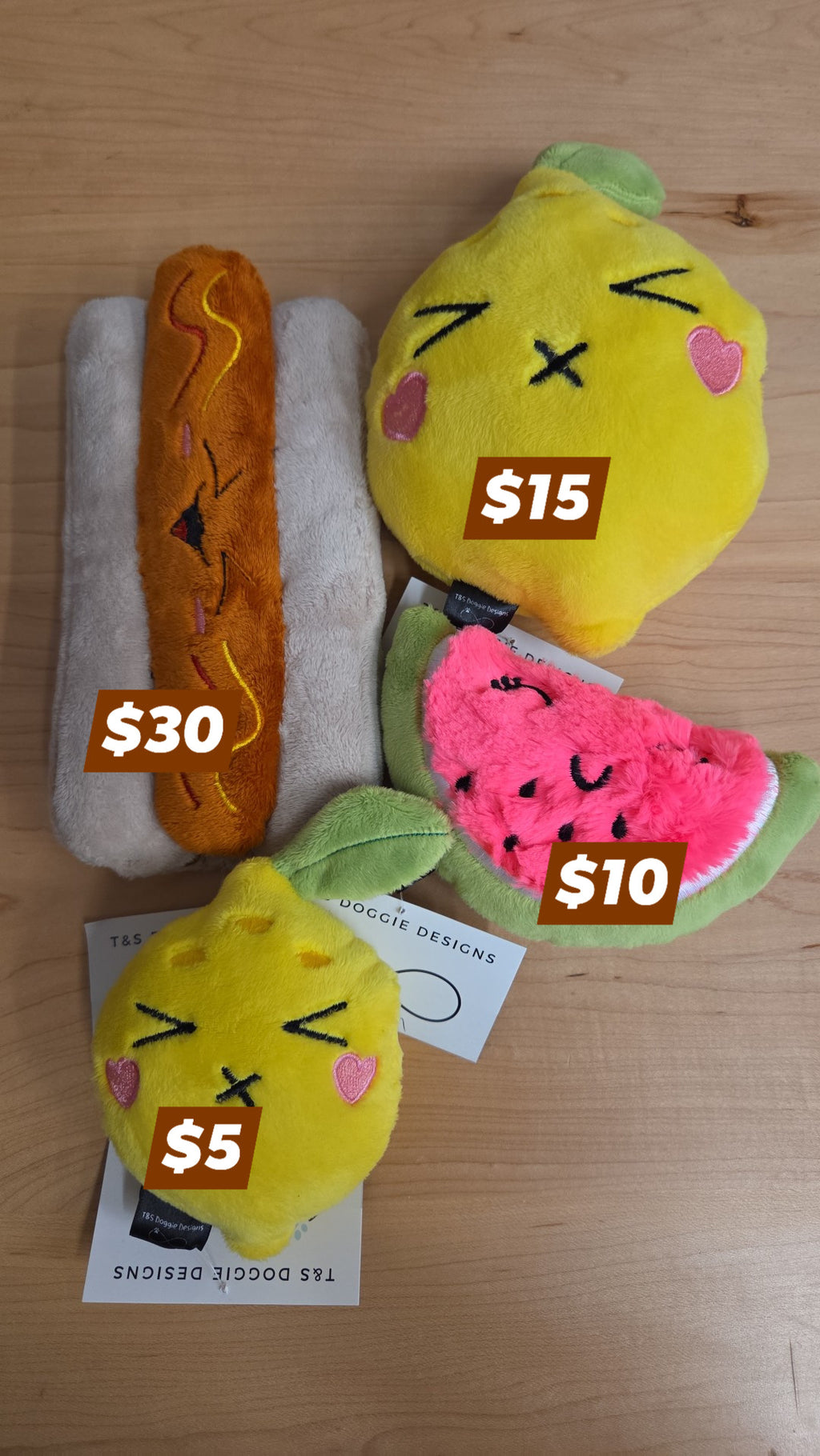 T&S Doggie Designs - Squeeky Dog Toys