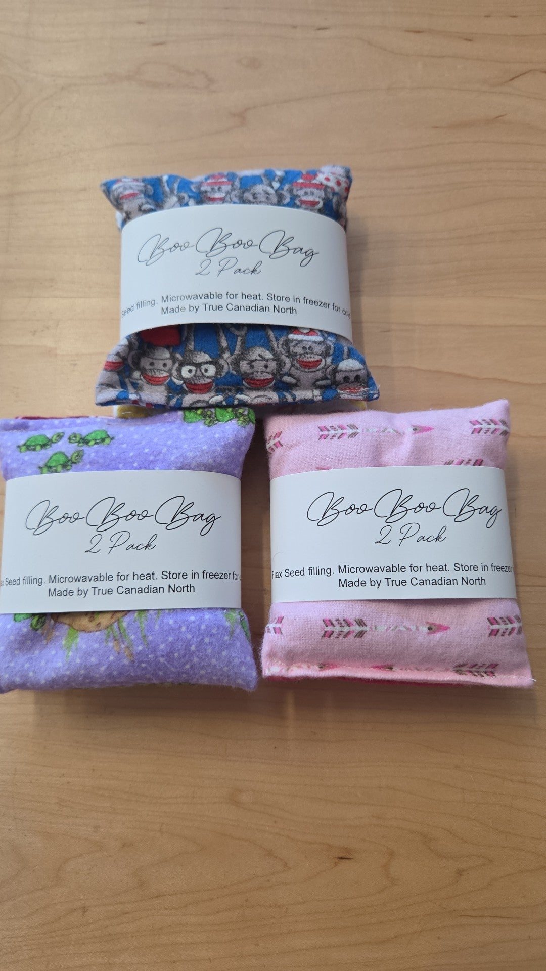 True Canadian North - Boo Boo Bag 2 pack Heat/Cold Pack - Surprise Pattern