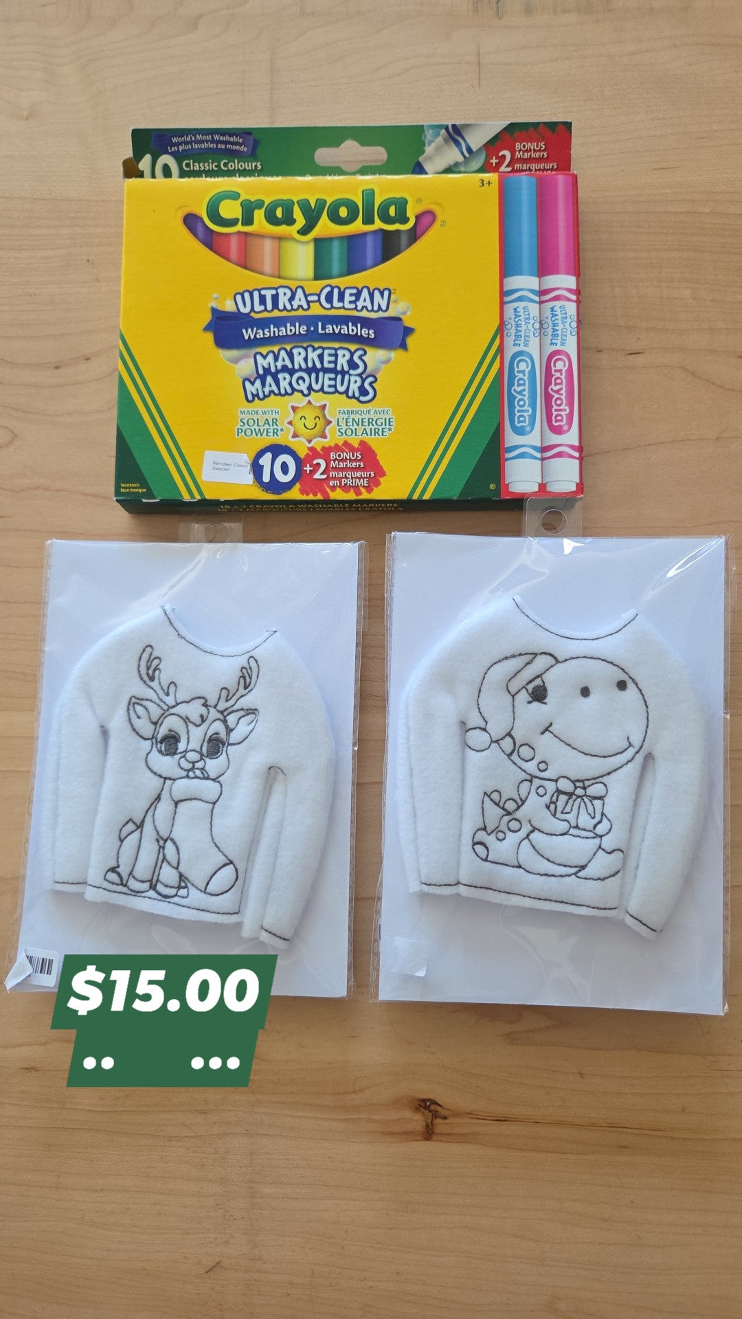 Stitch by Stitch Gift Boutique - Elf - Colour Me - With Markers