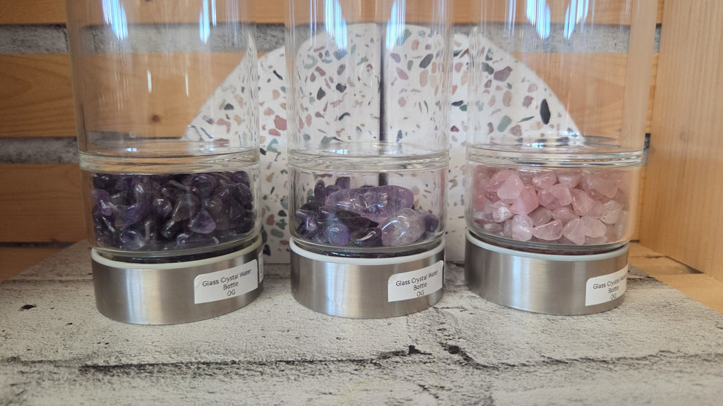 OG - Home Decor - Glass Crystal Water Bottles