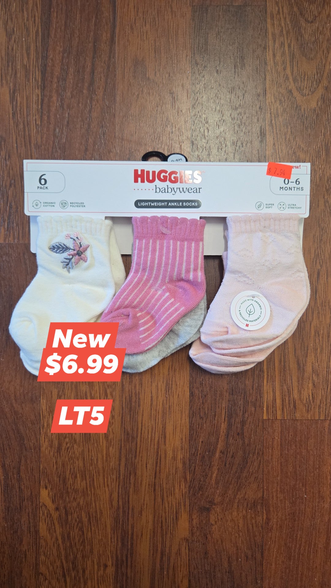 LT*** in-store - Huggies Socks