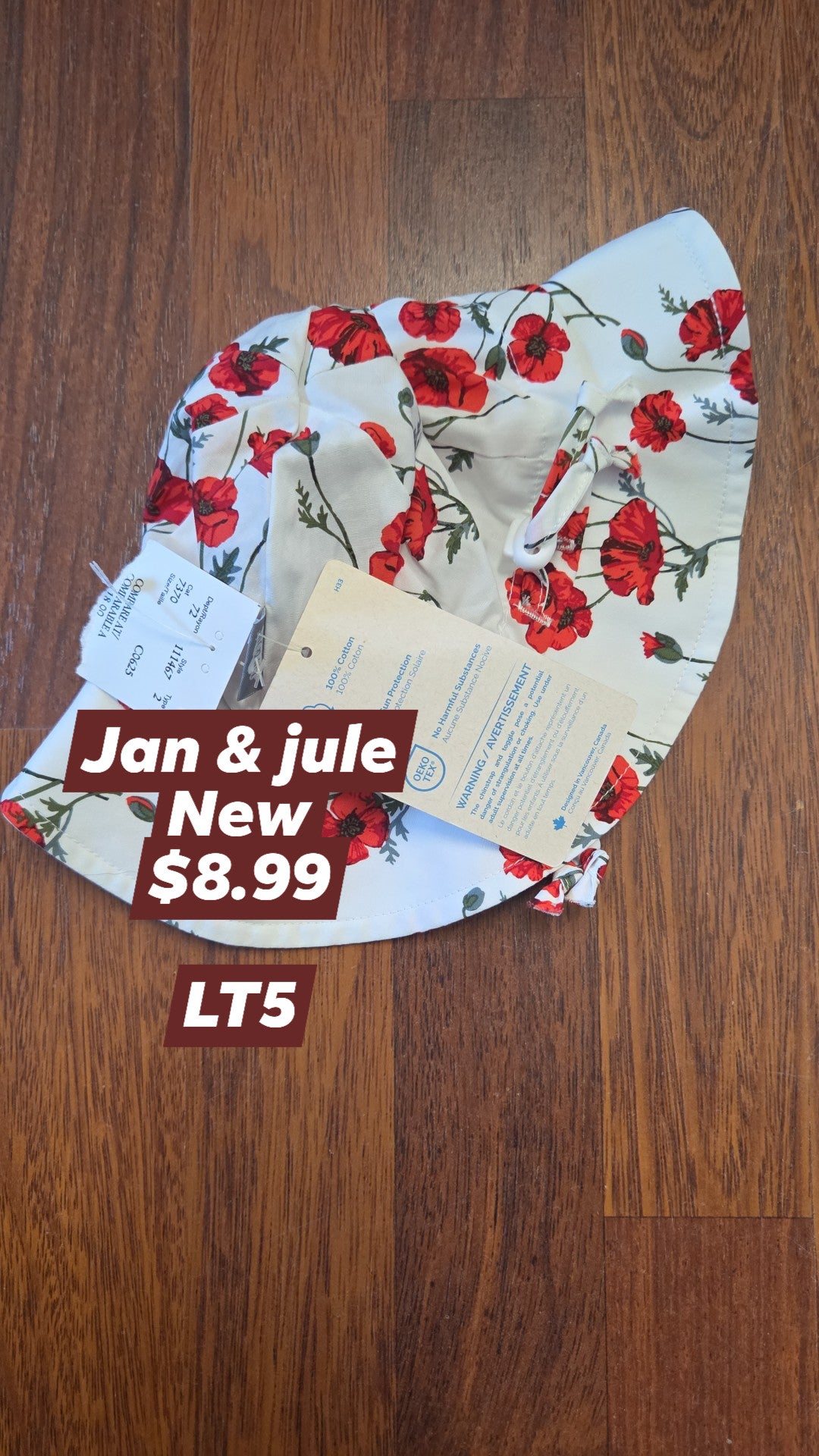 LT*** in-store - Jan & Jules Hat $8.99