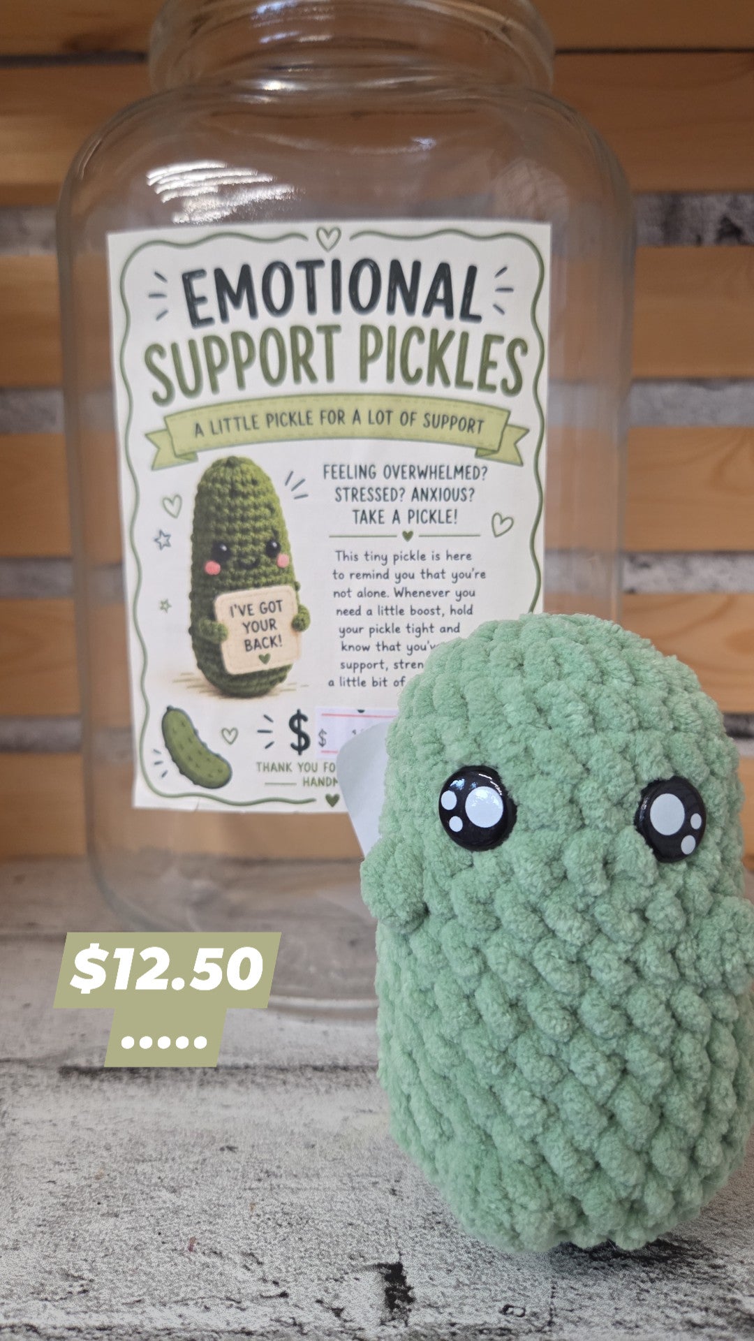 Galactic Gecko Crafts - Emotional Support Pickle