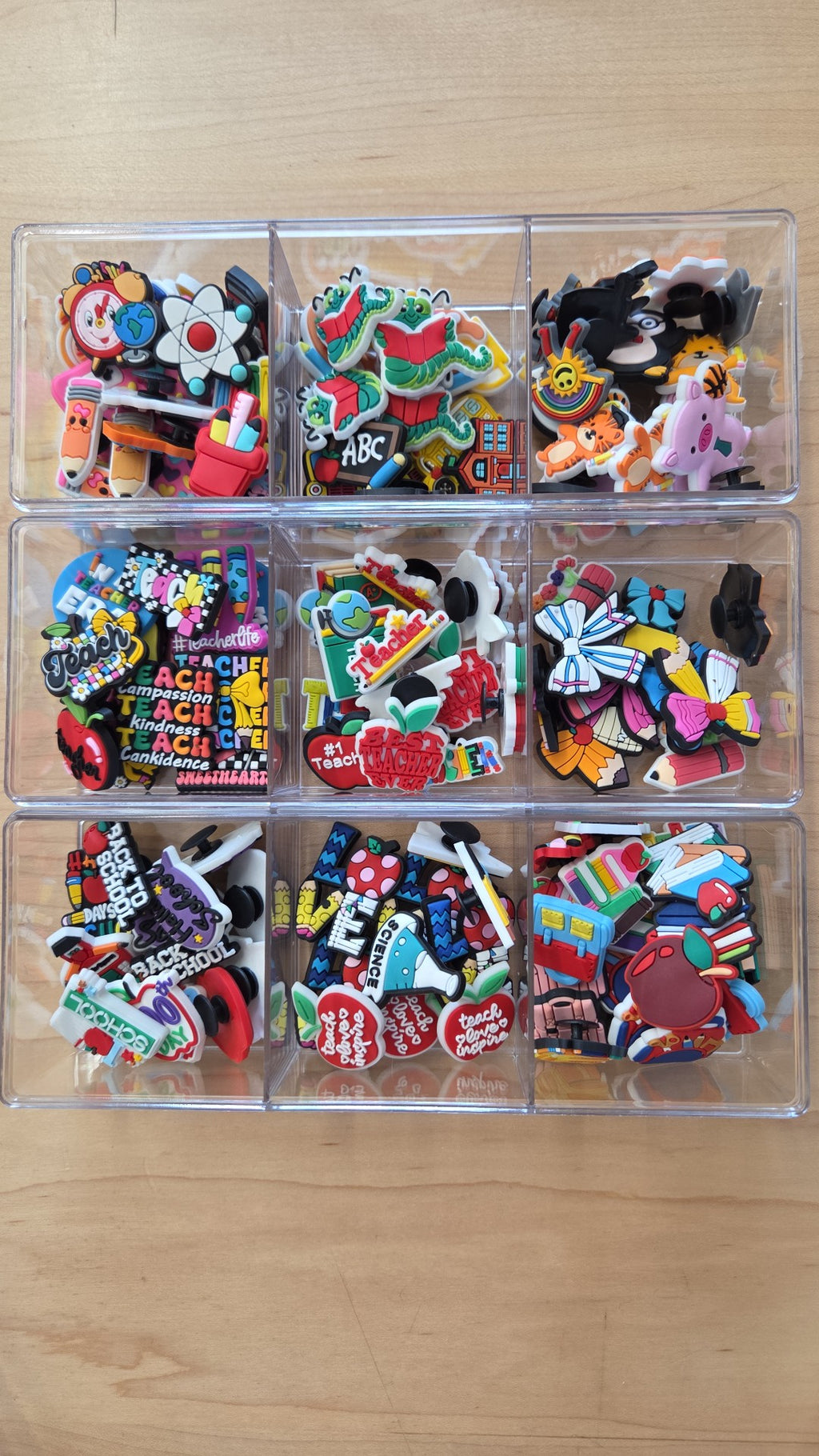 Brianna Croc Jibbitz - Back to School Charms & Notepads