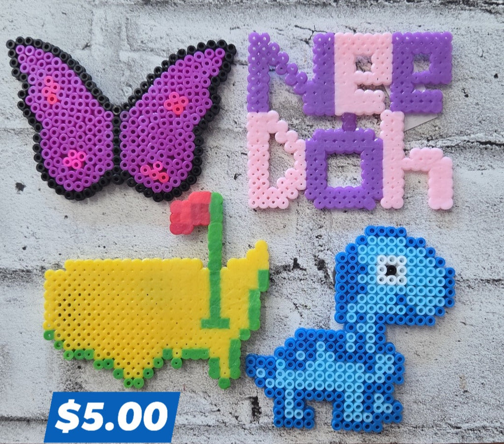 N&T Creations - Perler Bead Magnet Art