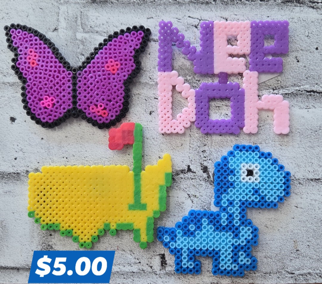 N&T Creations - Perler Bead Magnet Art