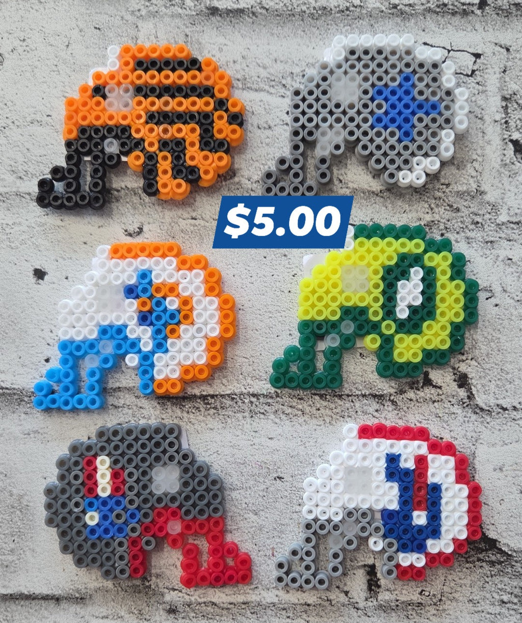 N&T Creations - Perler Bead Magnet Art
