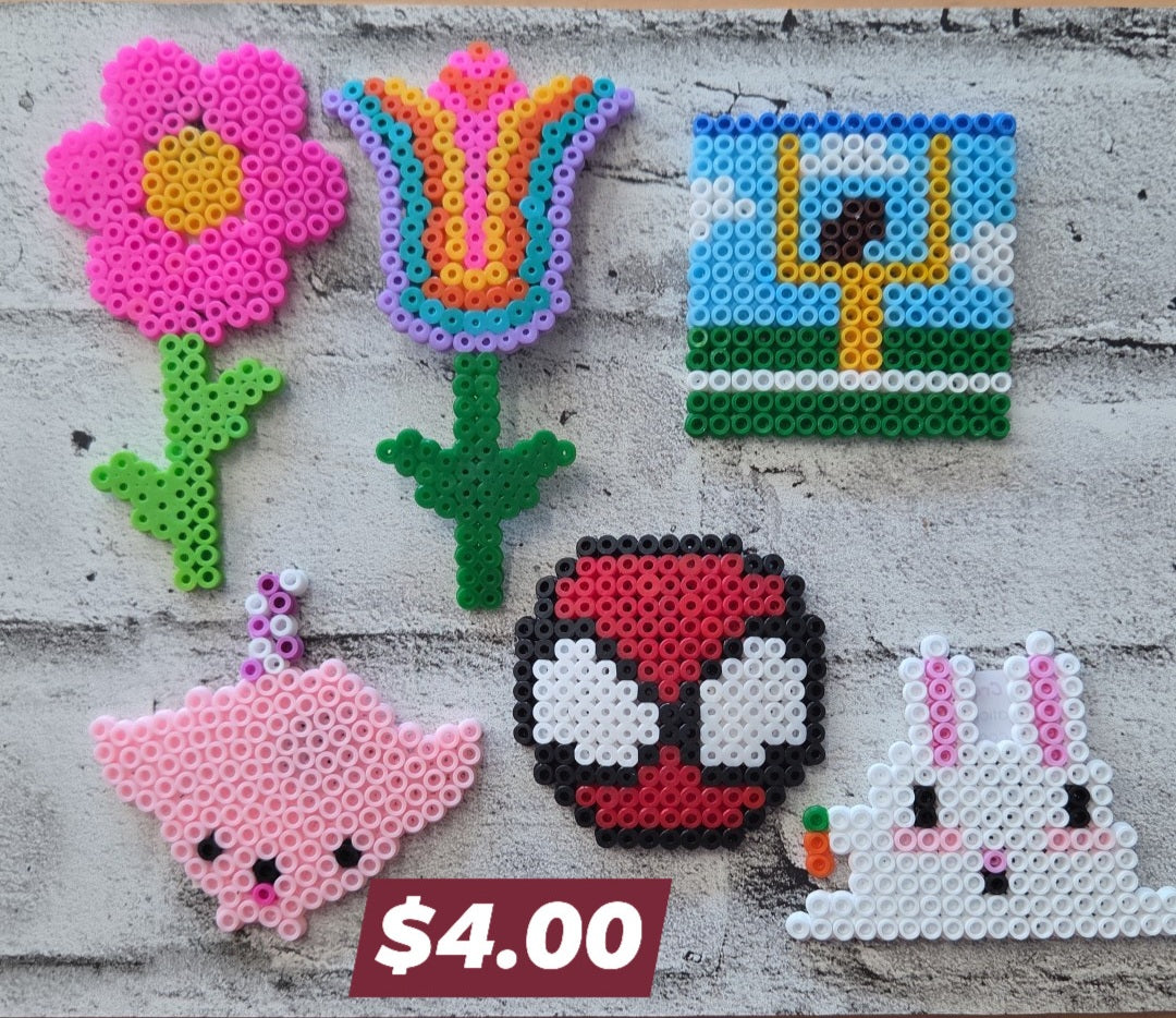 N&T Creations - Perler Bead Magnet Art