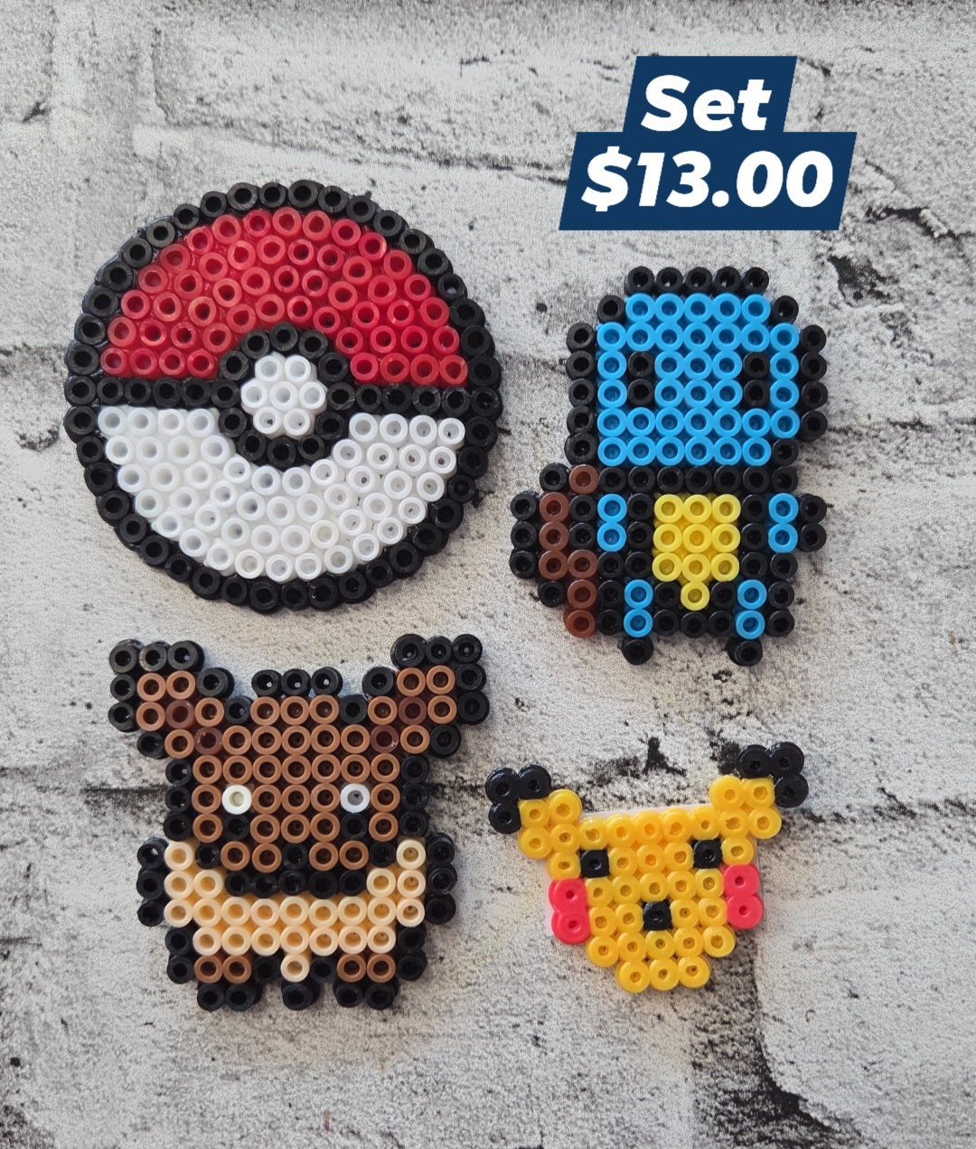 N&T Creations - Perler Bead Magnet Art