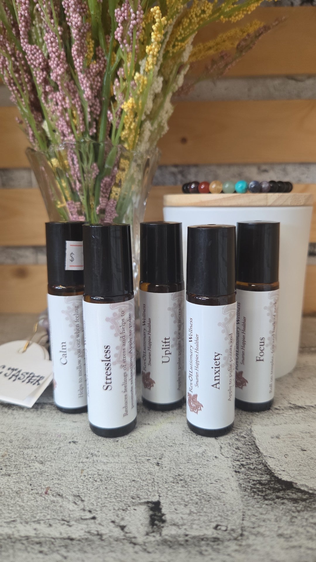 RevOILutionary Wellness - Premade DoTERRA Roller - Calm/Stressless/Uplift/Anxiety/Focus