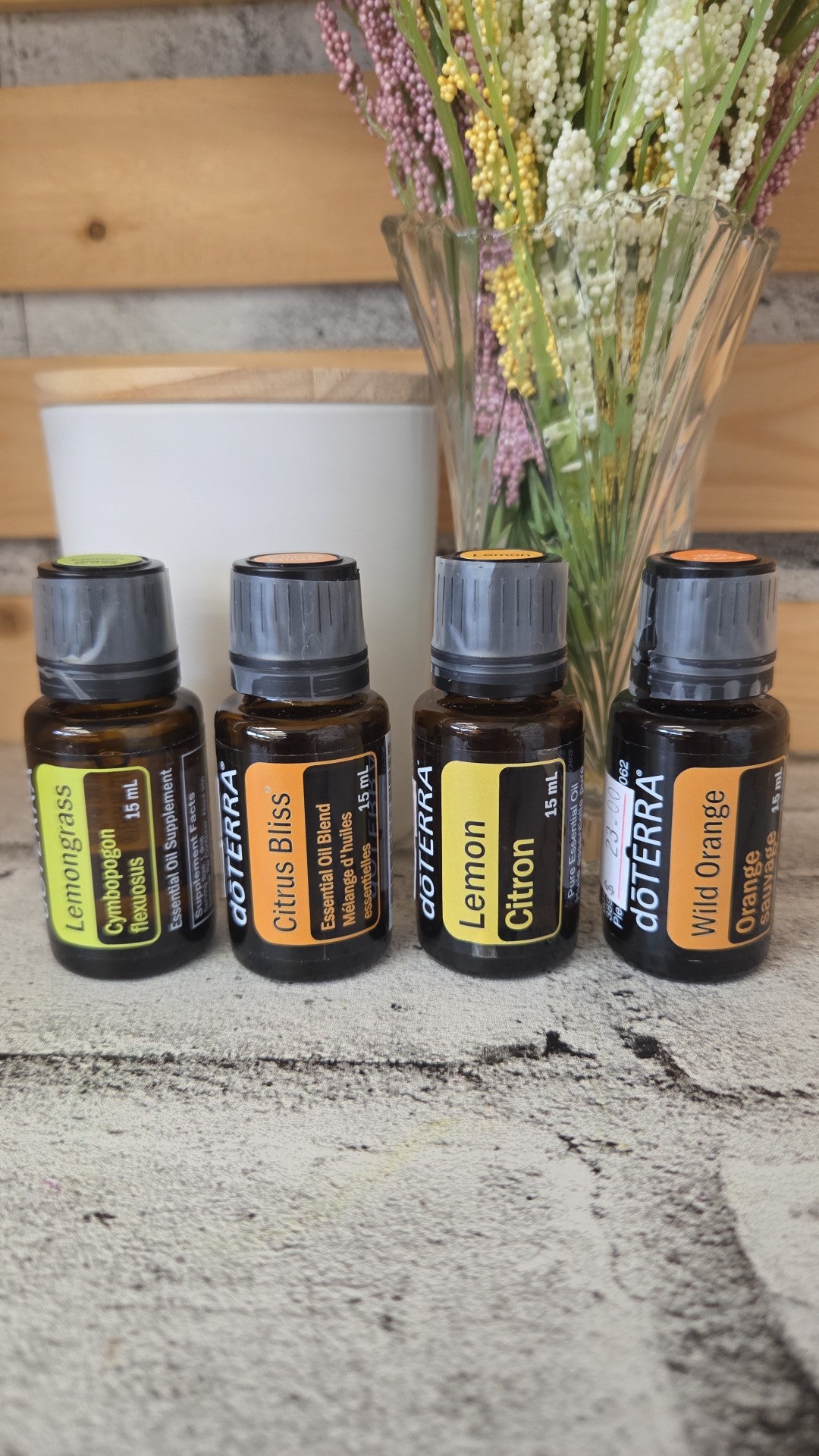 doTERRA Oils - Lemongrass, Citrus Bliss, Lemon, Wild Orange