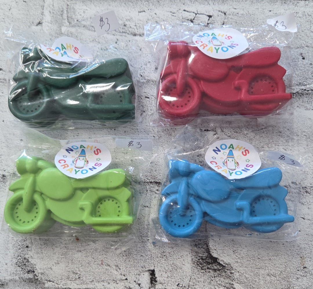 Noah's Crayons - Motorcycle Designs - Surprise Colour