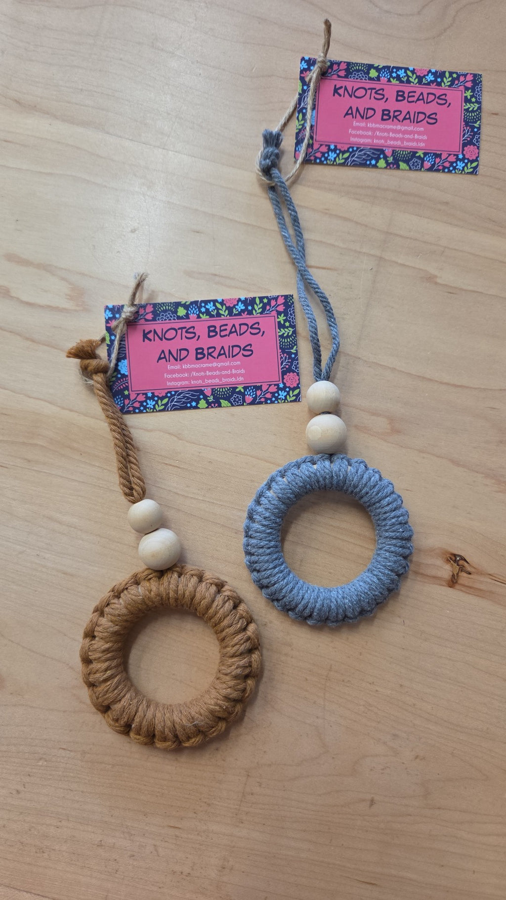 Knots, Beads, and Braids - Holiday Tree Ornaments - Surprise Colour