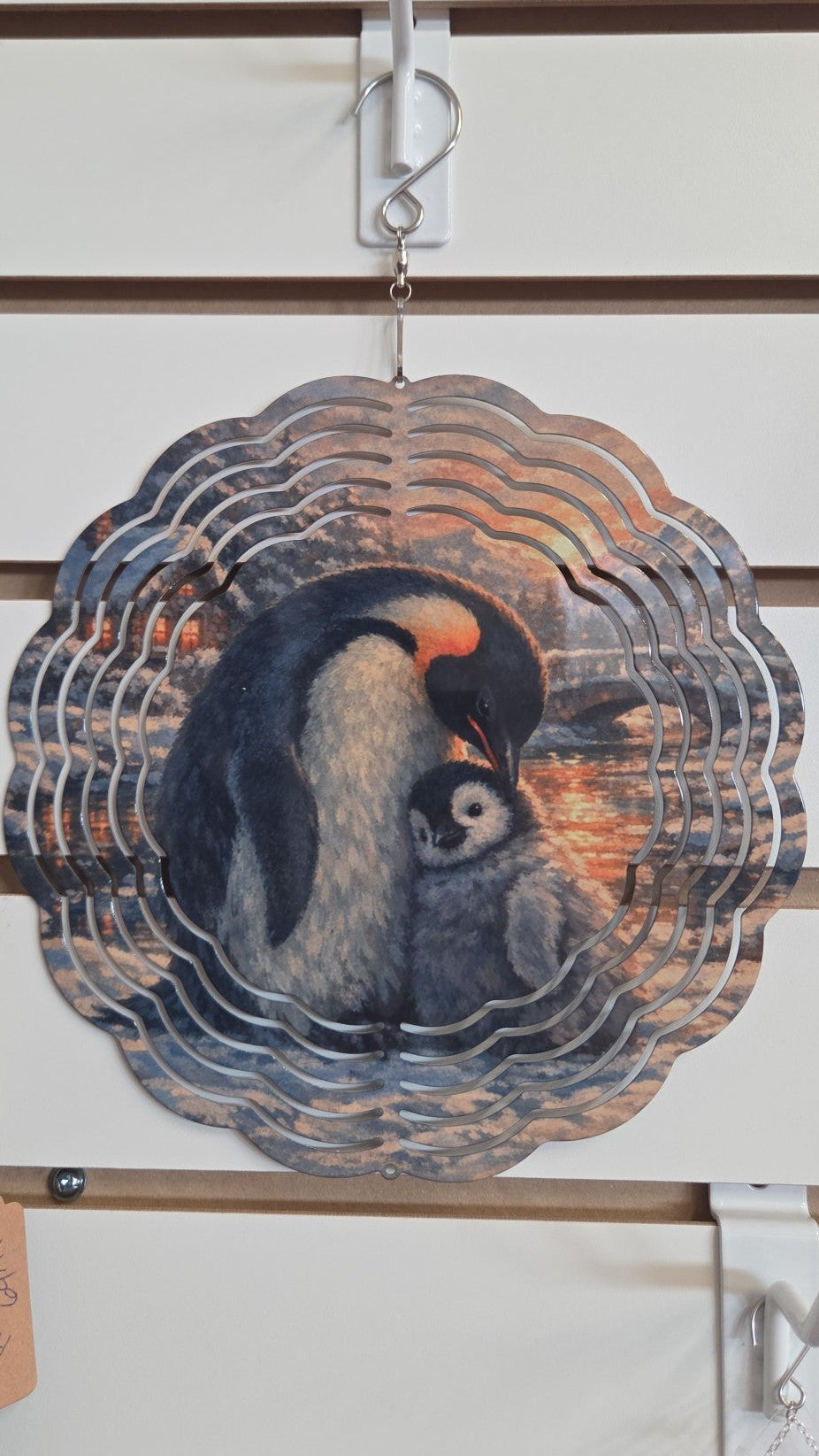 The Purple Penguin - 8" Wind Spinner - Multiple Designs