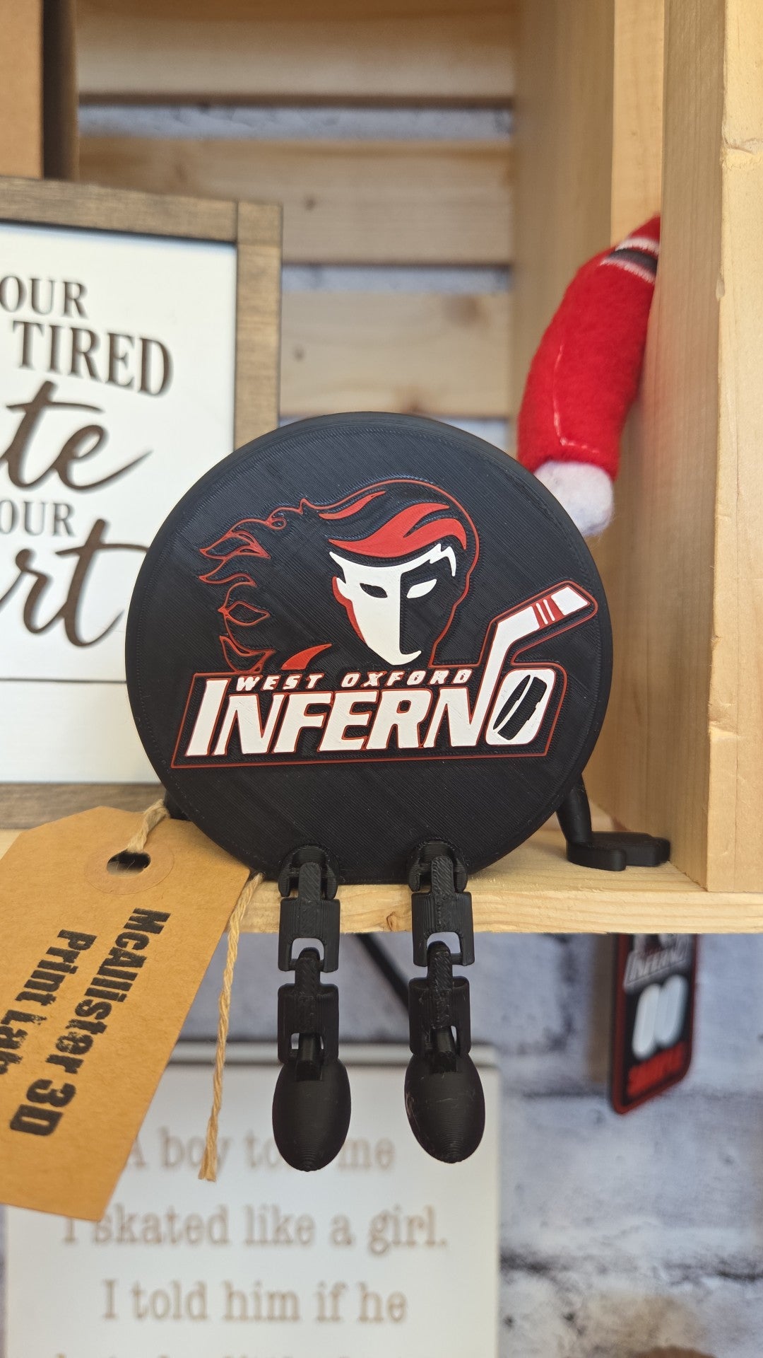 McAllisters Print Lab - Sitting Hockey Puck