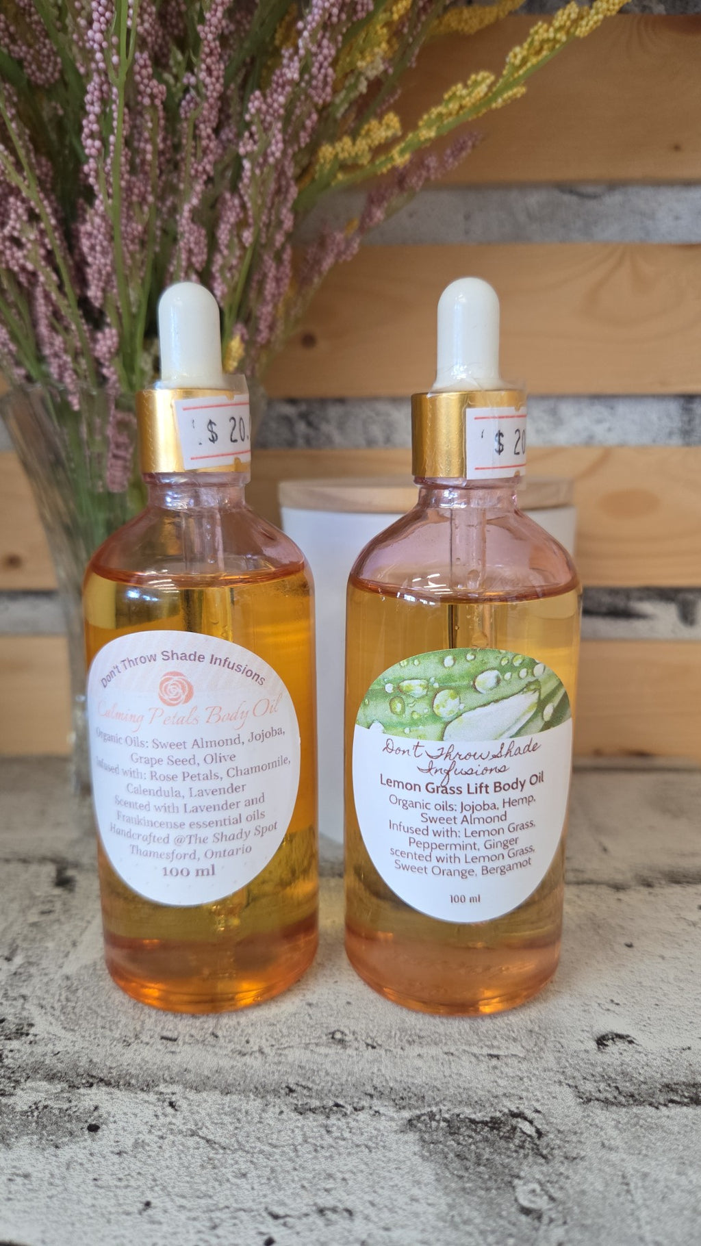 Don't Throw Shade Infusions - Massage Body Oil