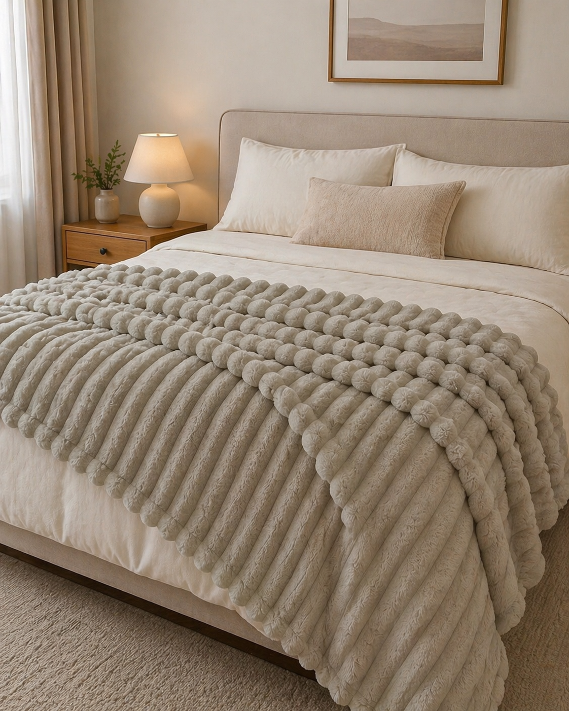 The Fern & Frond - Brown Blanket