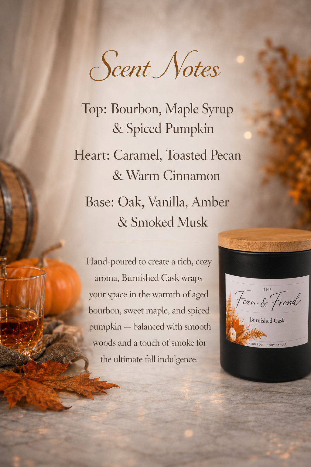 The Fern & Frond - Gilded Harvest/Burnished Cask/Gilded Wreath/Harvest Reserve