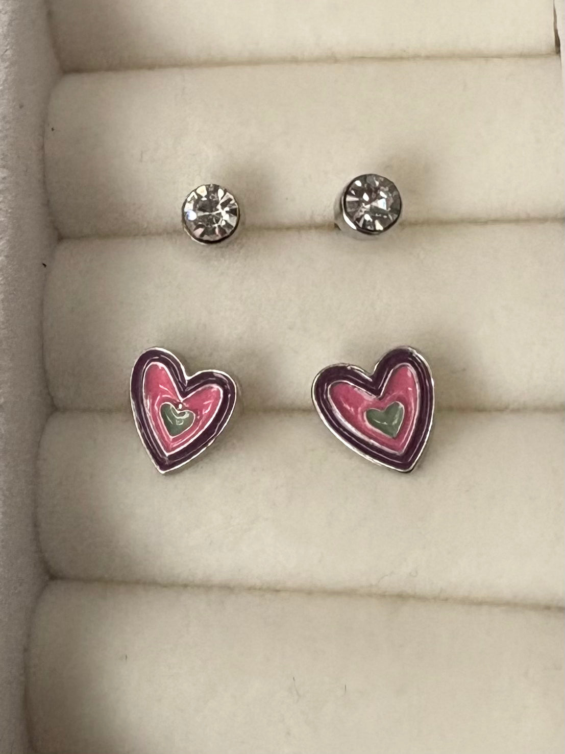 Kids Earring Set-Hearts