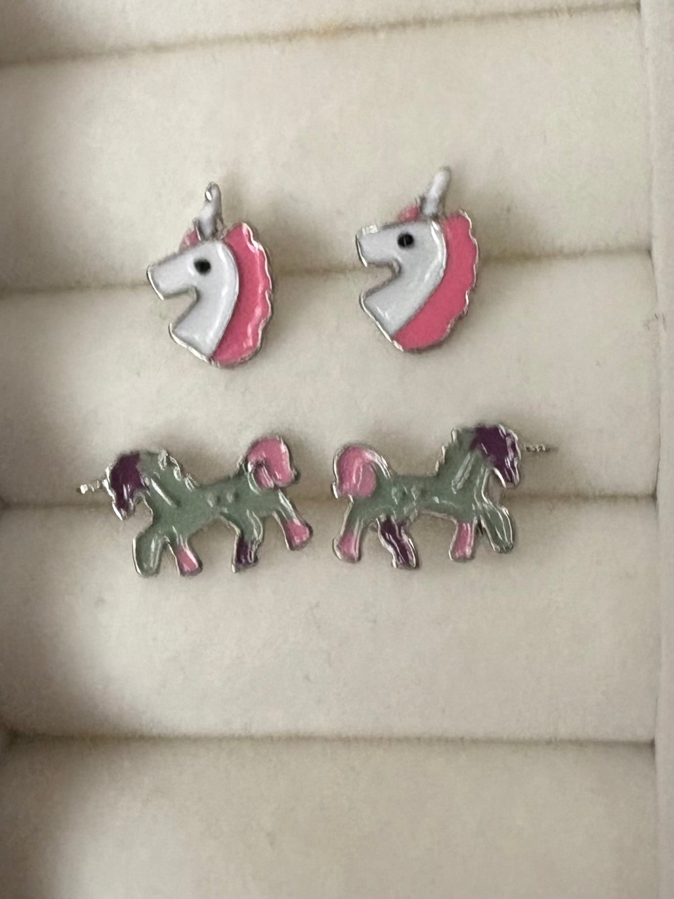 Kids Unicorn Earring Set