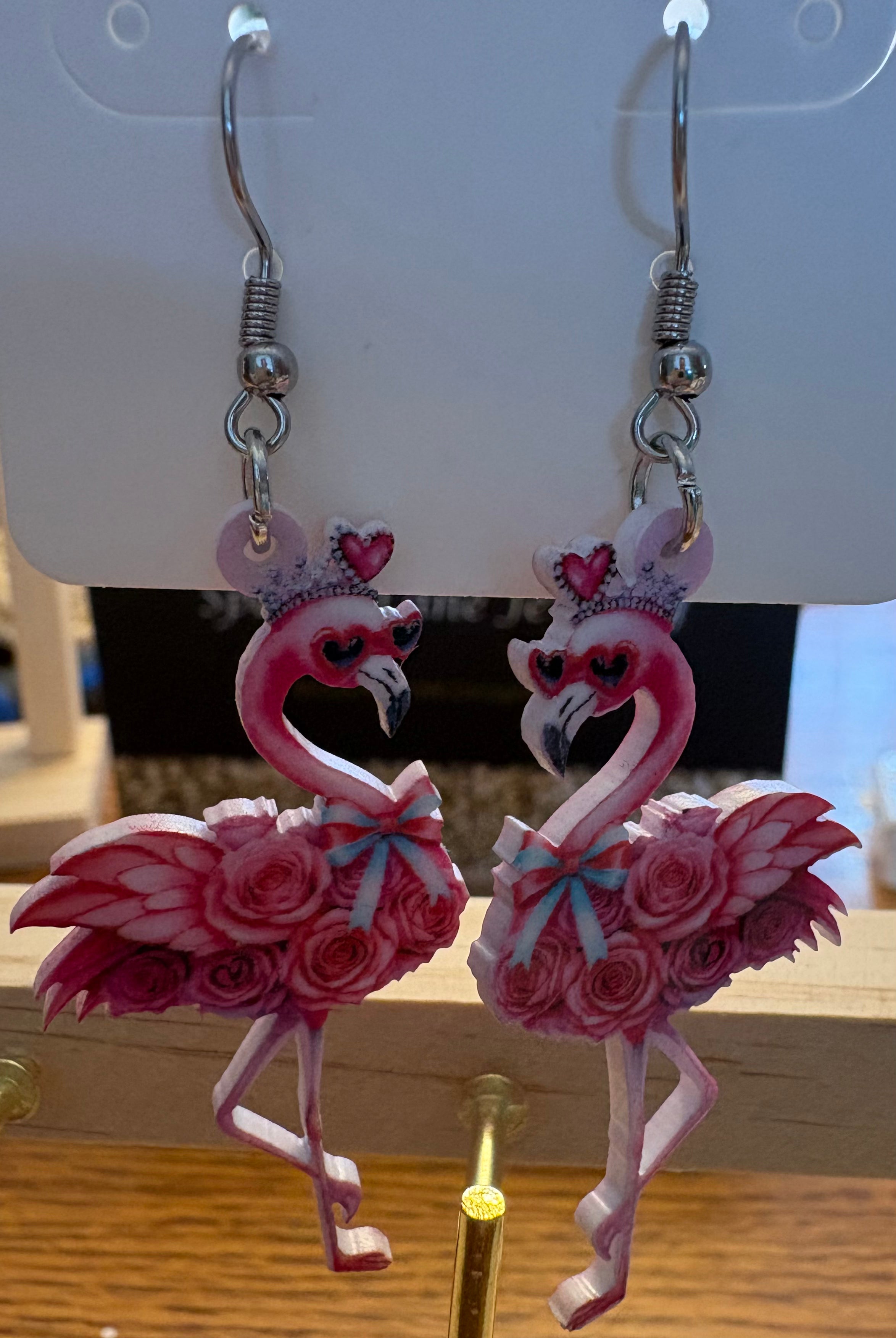 SparkleLane Jewelry - Earrings - Flamingo