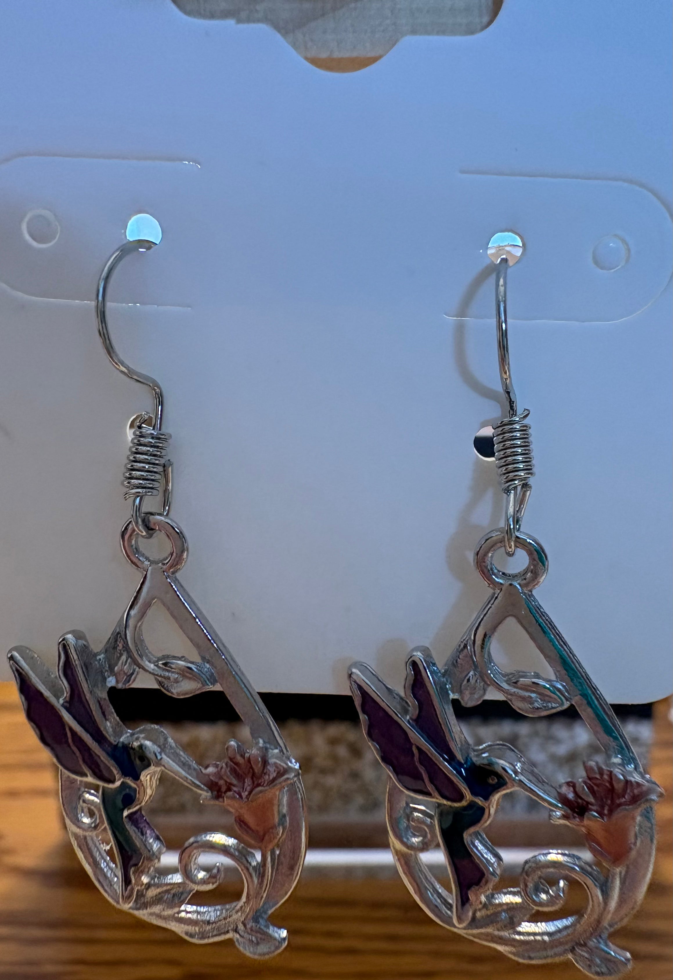 SparkleLane Jewelry - Earrings - Humming Bird