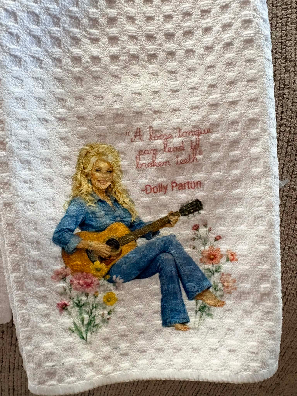KASuALI Sassy - Tea Towel - Dolly Parton