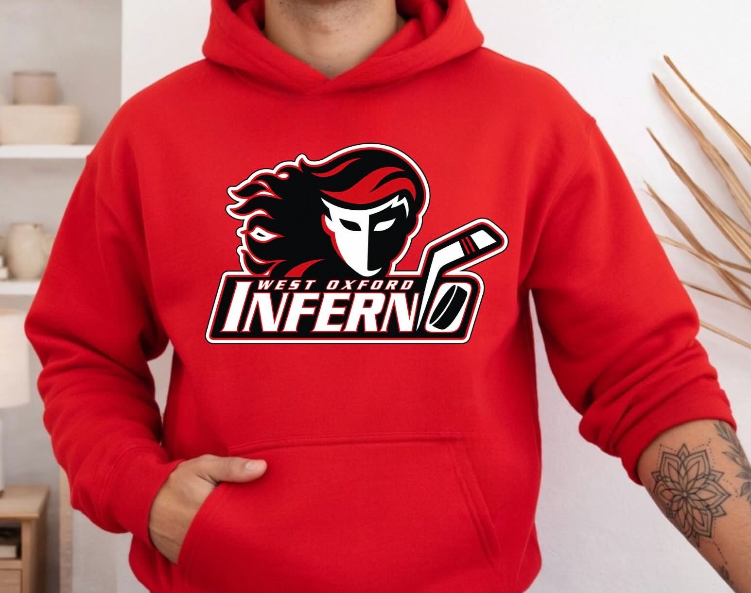 BAM Creations - West Oxford Inferno - Adult Hoodie
