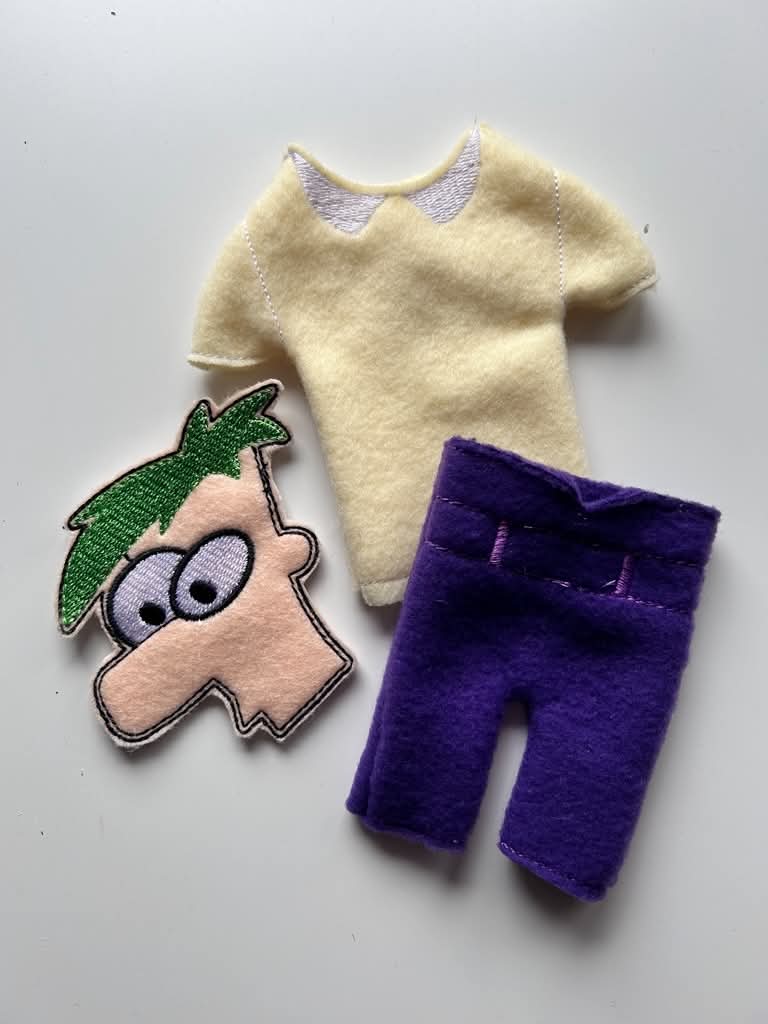 Stitch by Stitch Gift Boutique - Elf - Phineas & Ferb