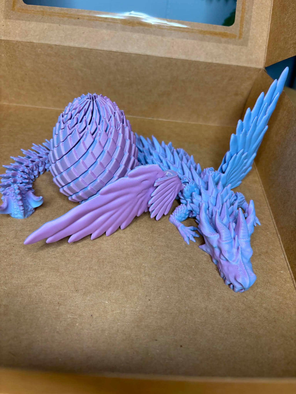 Tong 3D Designs - Snake/Dragon & Egg Gift Pack - Colours will vary