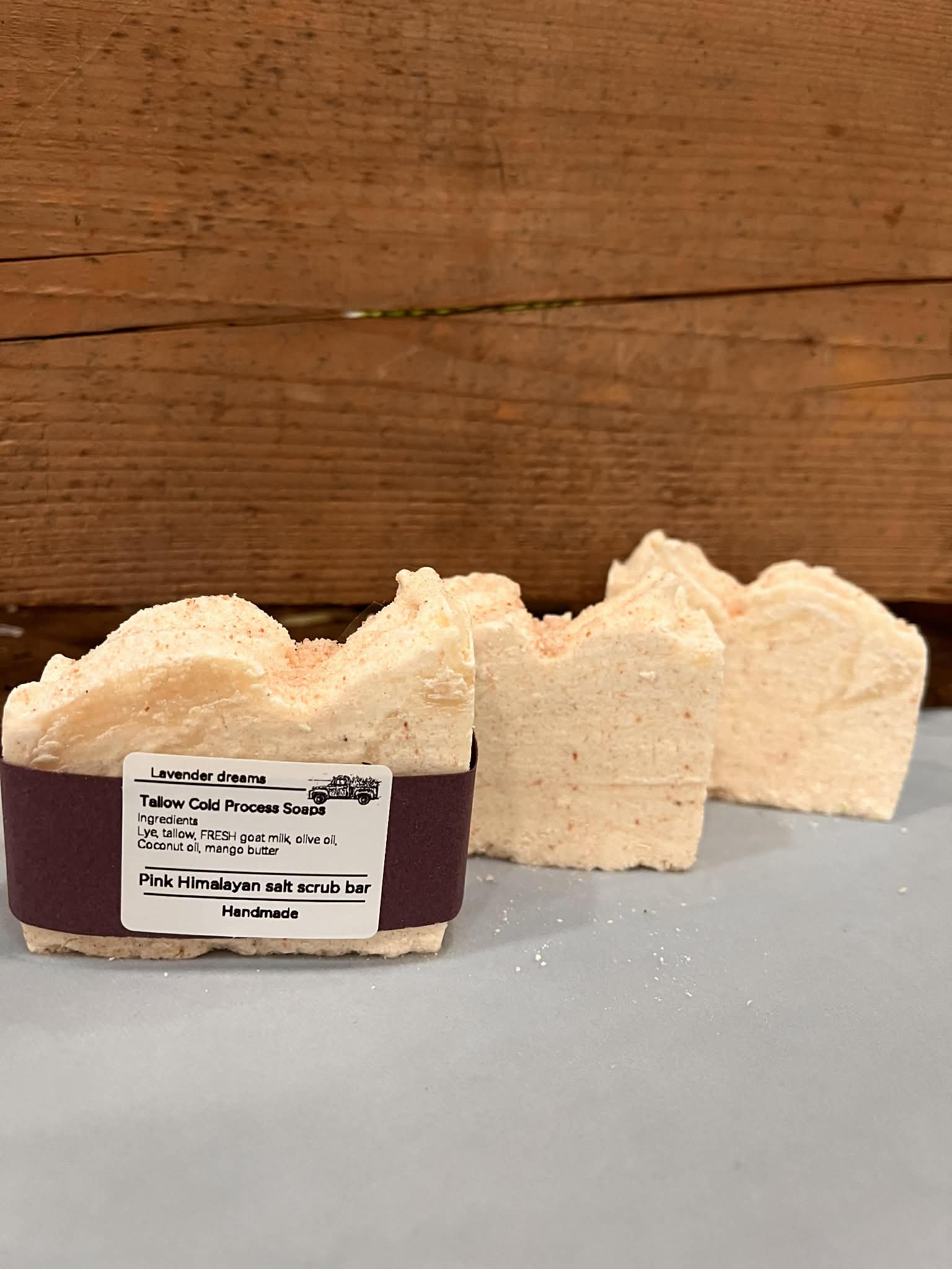 Tallow Cold Press Soaps - Pink Himalayan Salt
