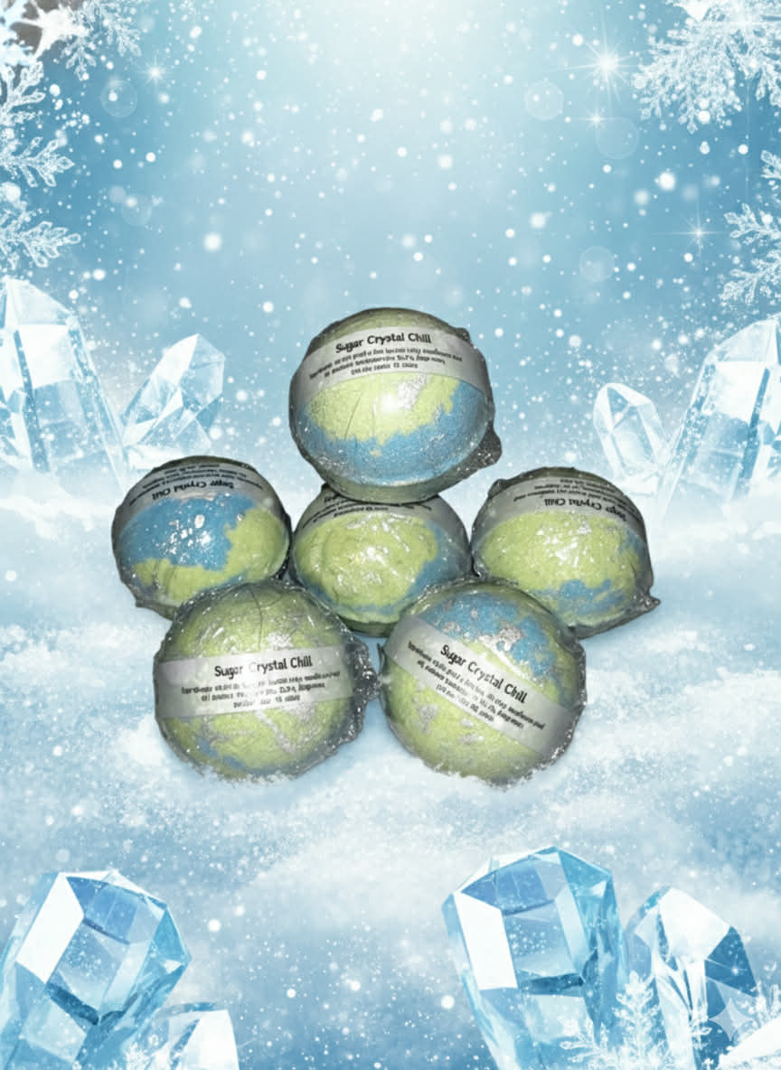 Bath Bomb - Sugar Crystal Chill