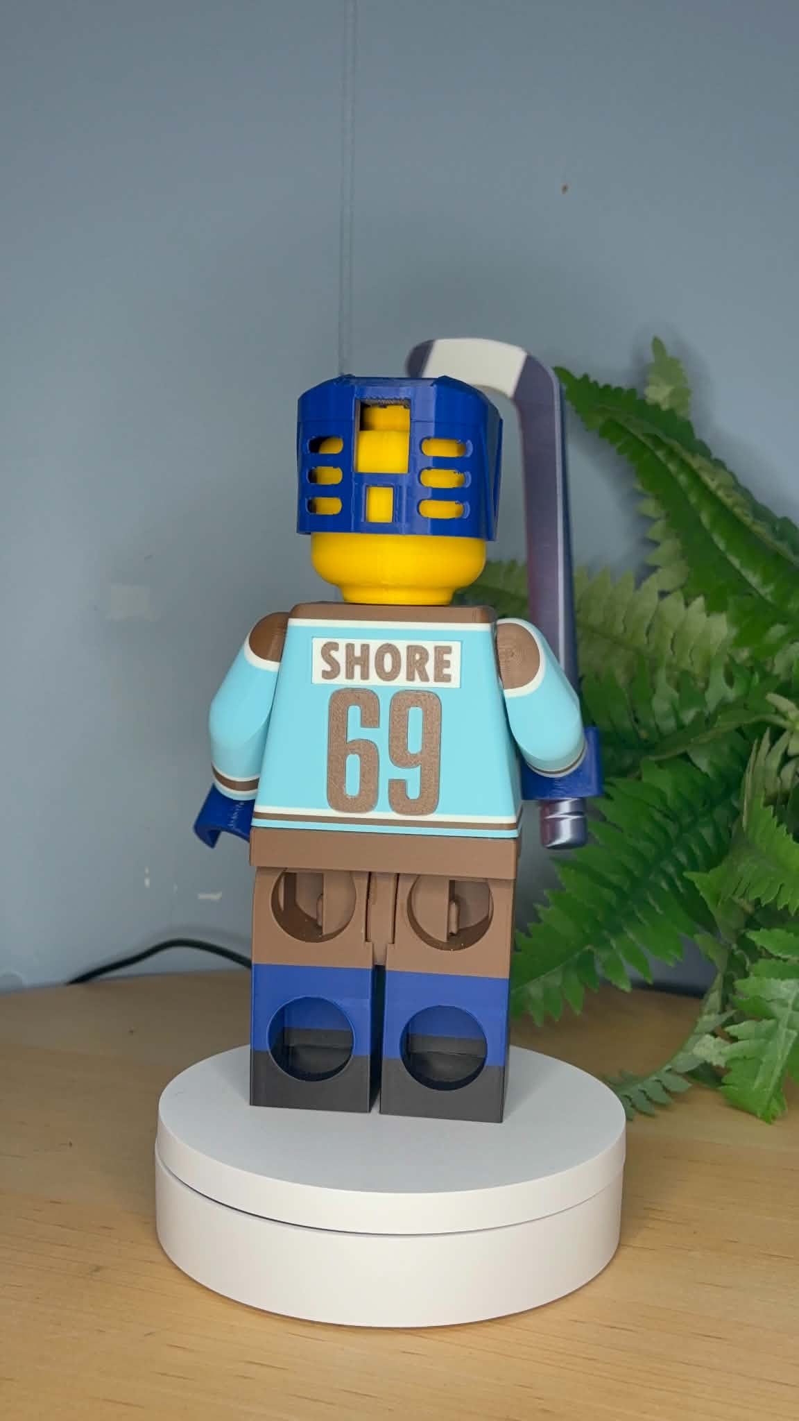 Tong3D Designs - Hockey/Baseball 8" Lego Figures