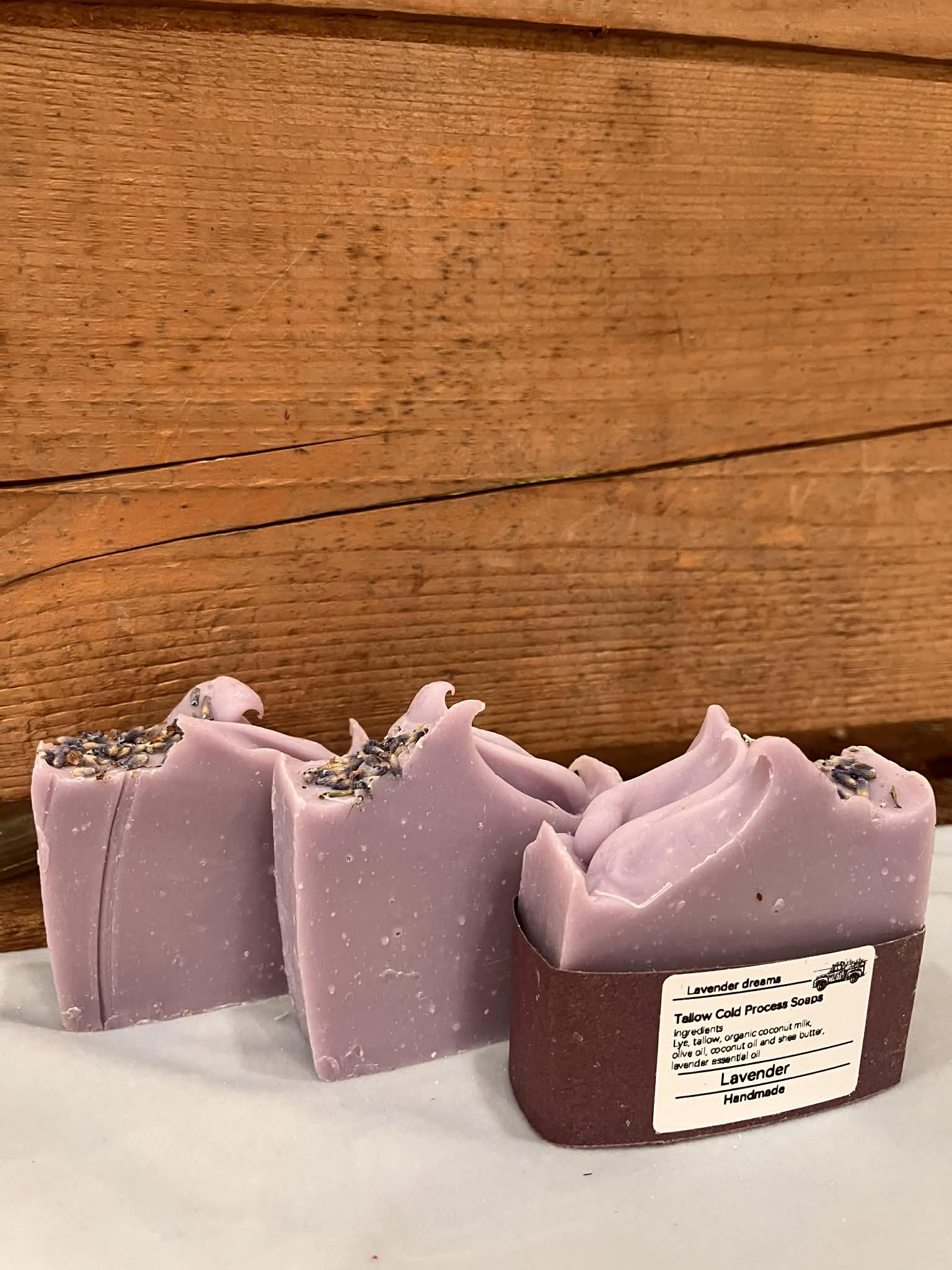 Tallow Cold Press Soaps - Lavender