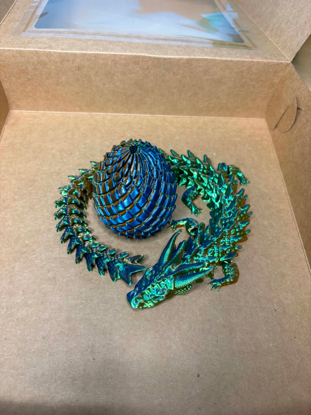 Tong 3D Designs - Snake/Dragon & Egg Gift Pack - Colours will vary