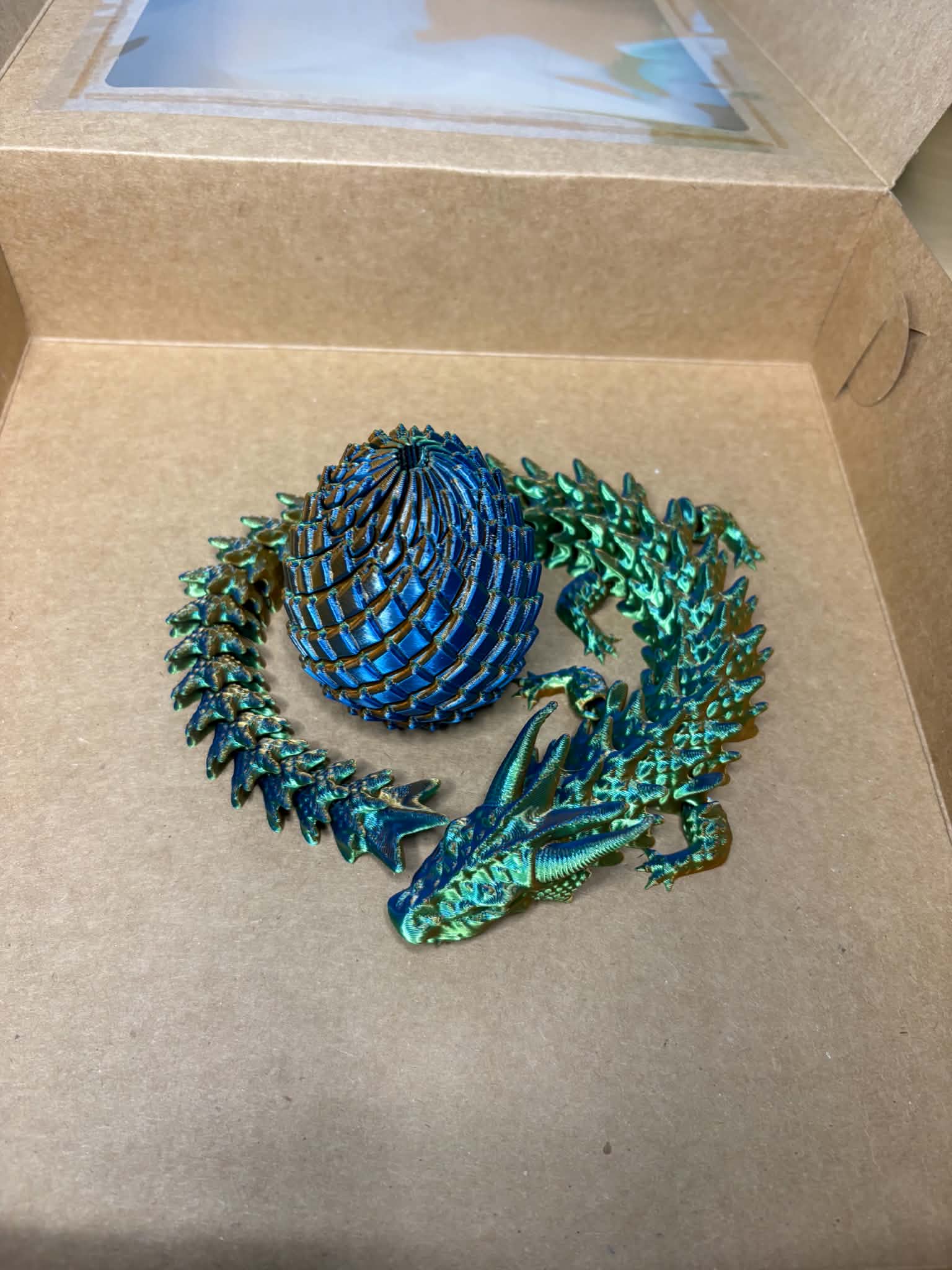 Tong 3D Designs - Snake/Dragon & Egg Gift Pack - Colours will vary