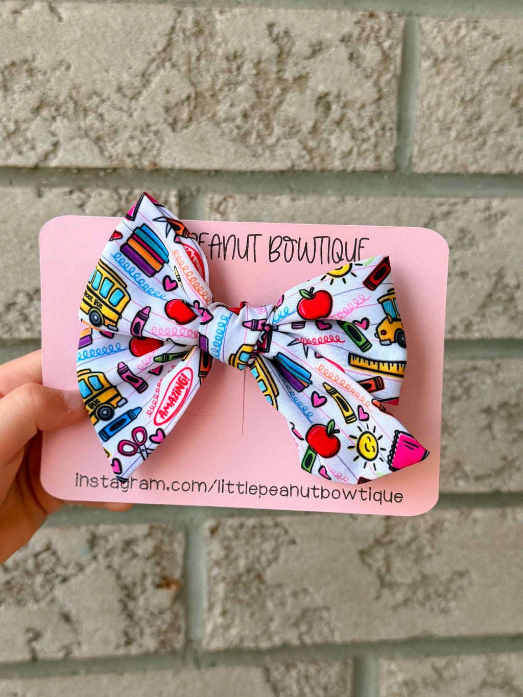 Little Peanut Bowtique - School Designs