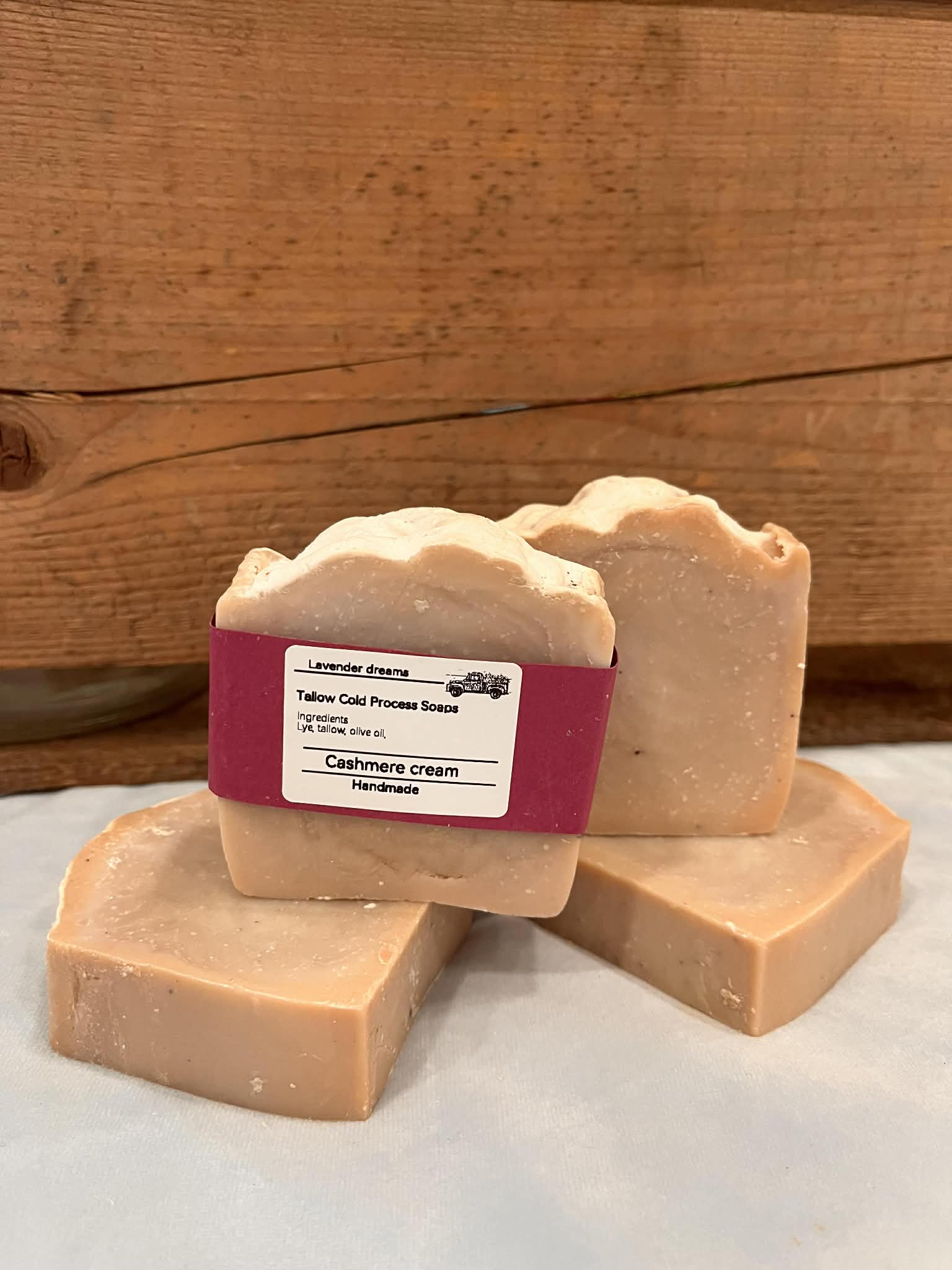 Tallow Cold Press Soaps - Cashmere Cream