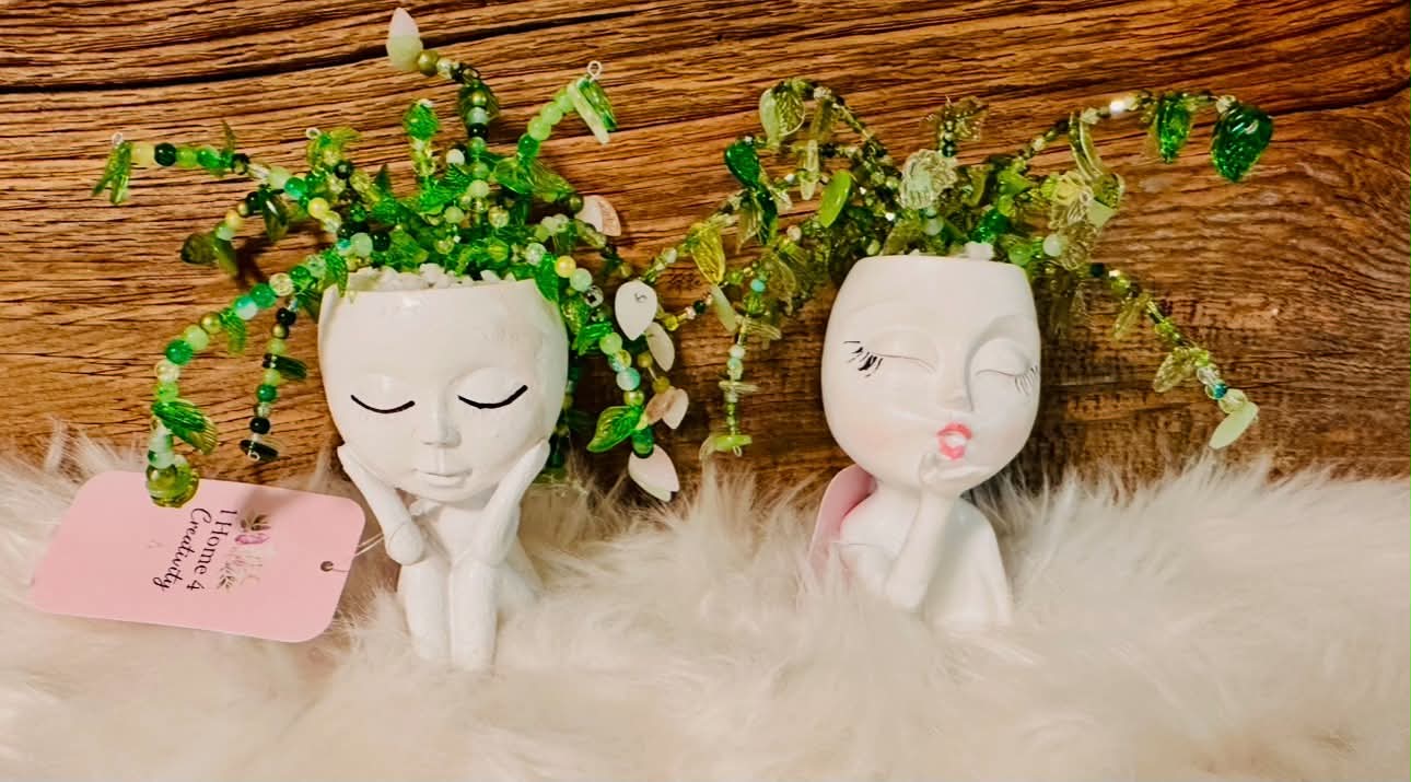1 Home 4 Creativity - Beaded Flower/Plant - Peaceful Collection - Available for pickup instore ONLY at 90 Samnah Crescent in Ingersoll