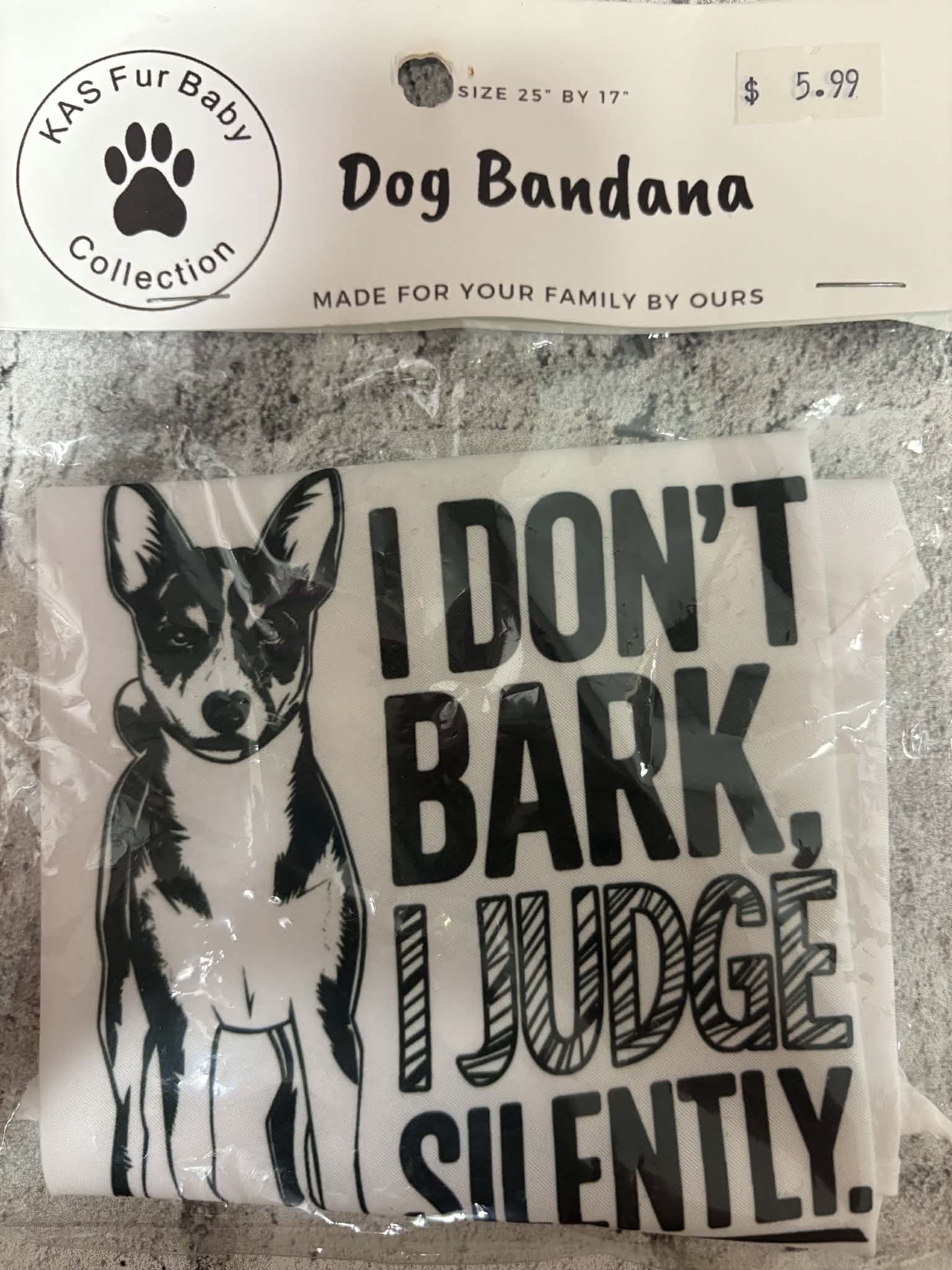 KASuALI Sassy - Dog Bandanas -Full Stock available in store