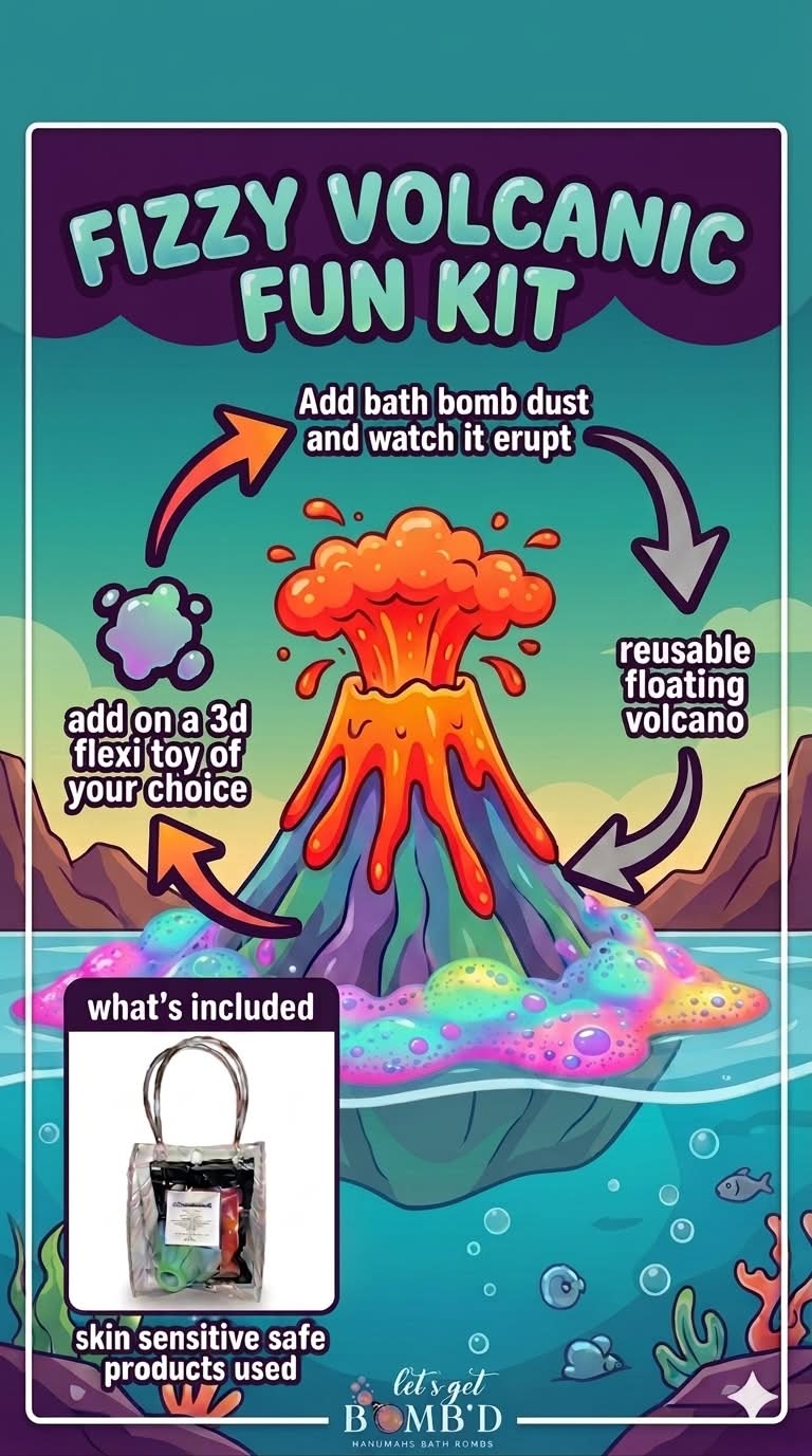 Let's Get Bomb'd - Volcano Bath Fizzle Sets