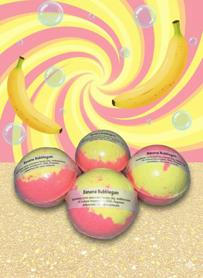 Bath Bomb - Banana Bubblegum