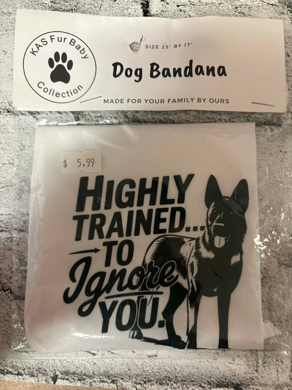 KASuALI Sassy - Dog Bandanas -Full Stock available in store