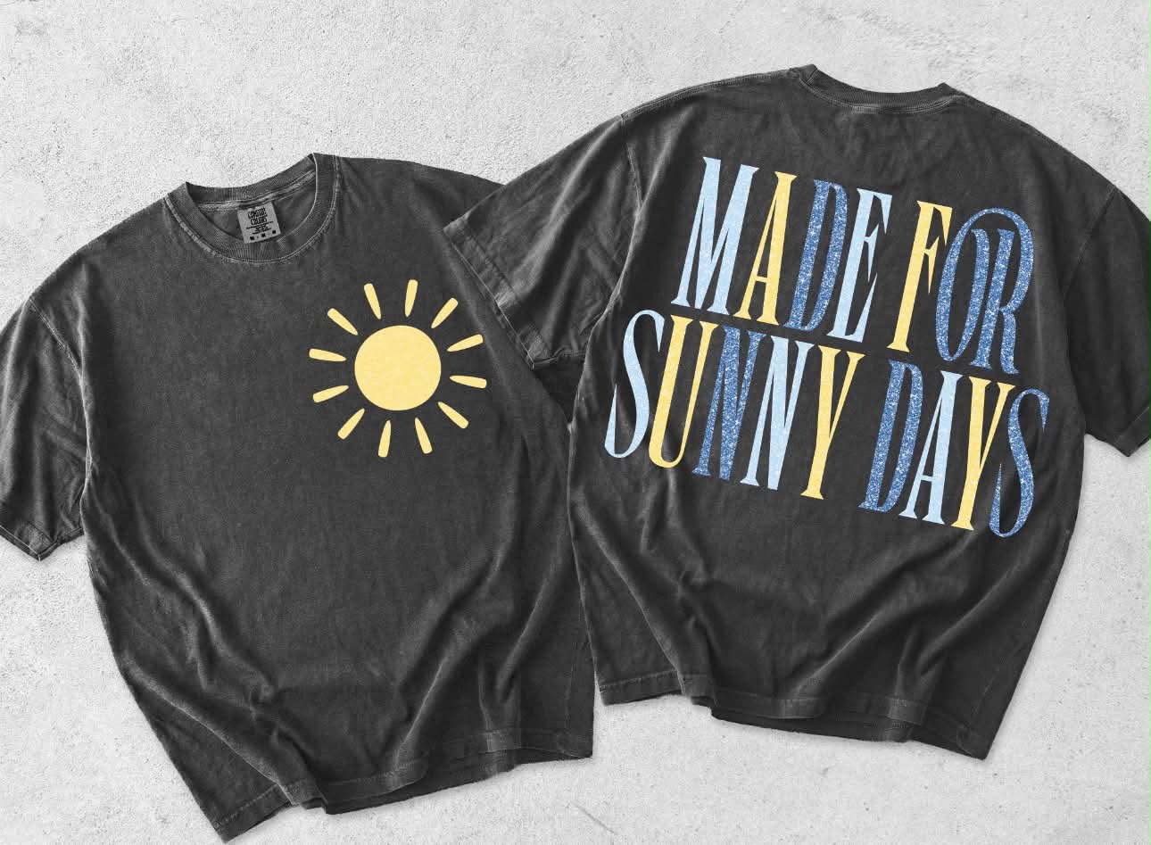 Apparel by LPB - Grey Tee - Made for Sunny Days