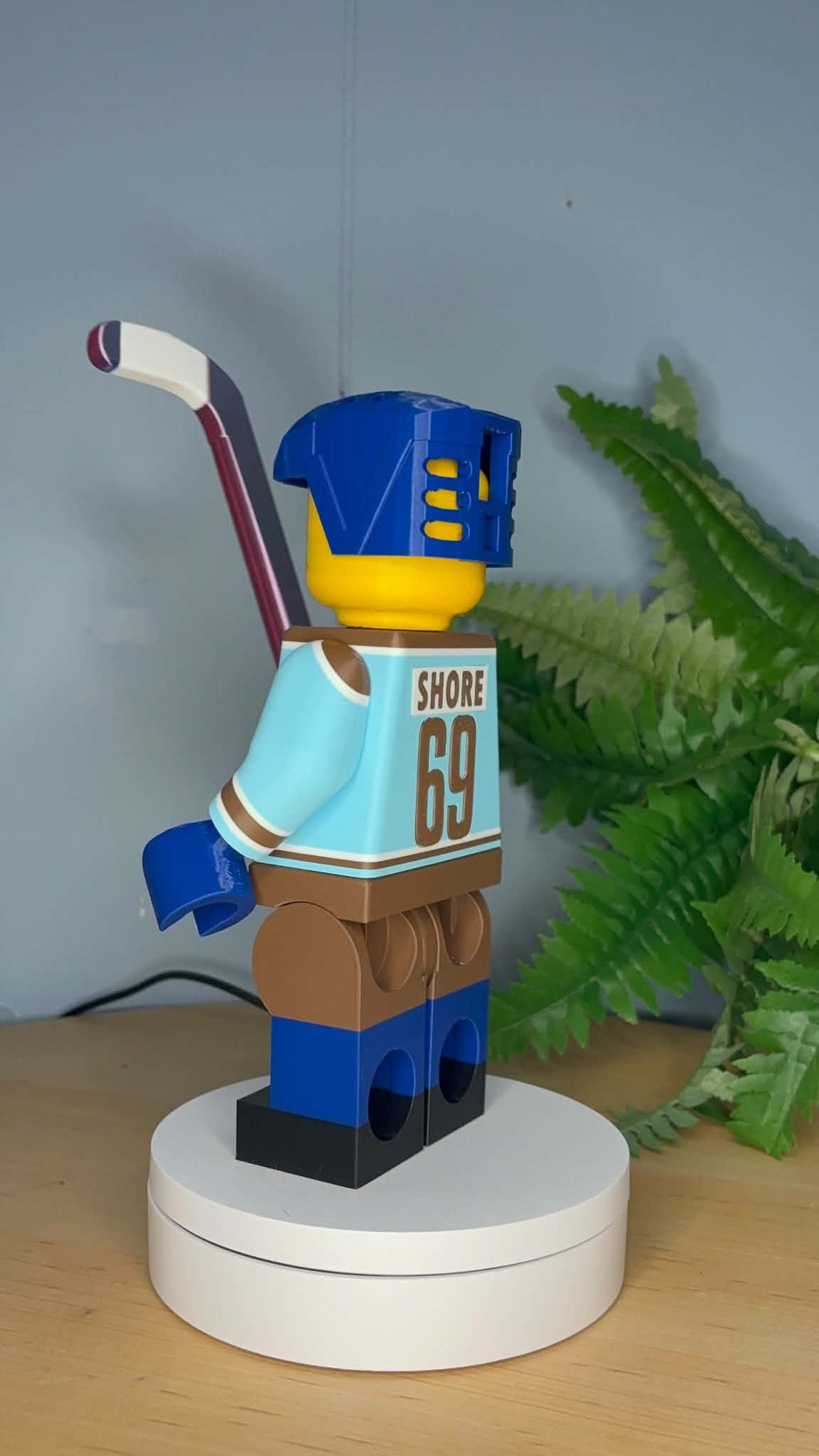Tong3D Designs - Hockey/Baseball 8" Lego Figures