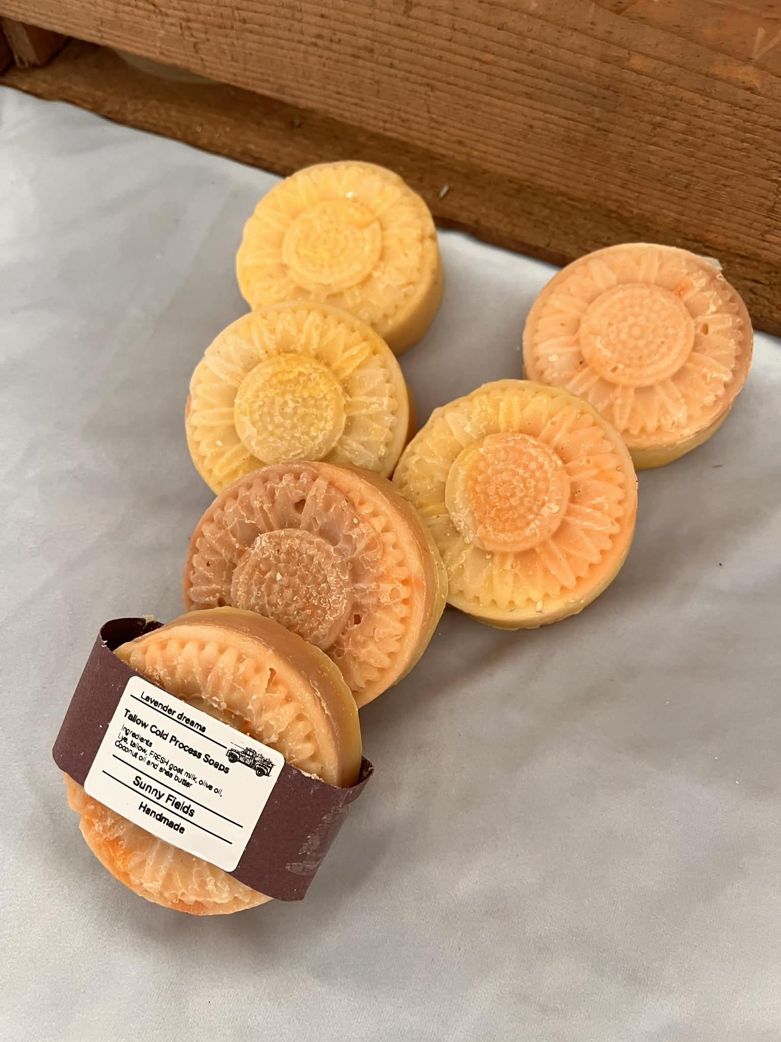 Tallow Cold Press Soaps - Sunny Fields