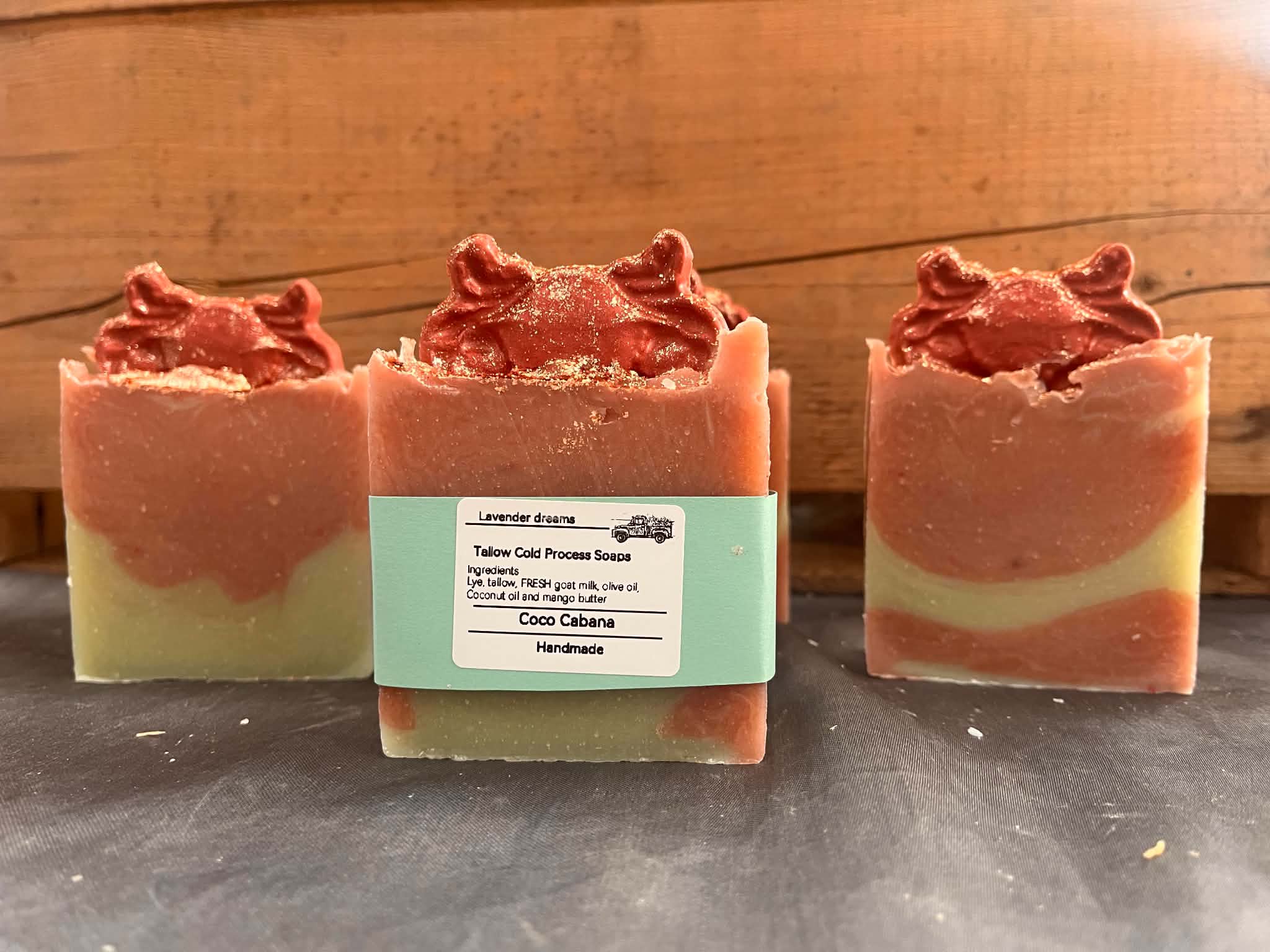 Tallow Cold Press Soaps - Coco Cabana
