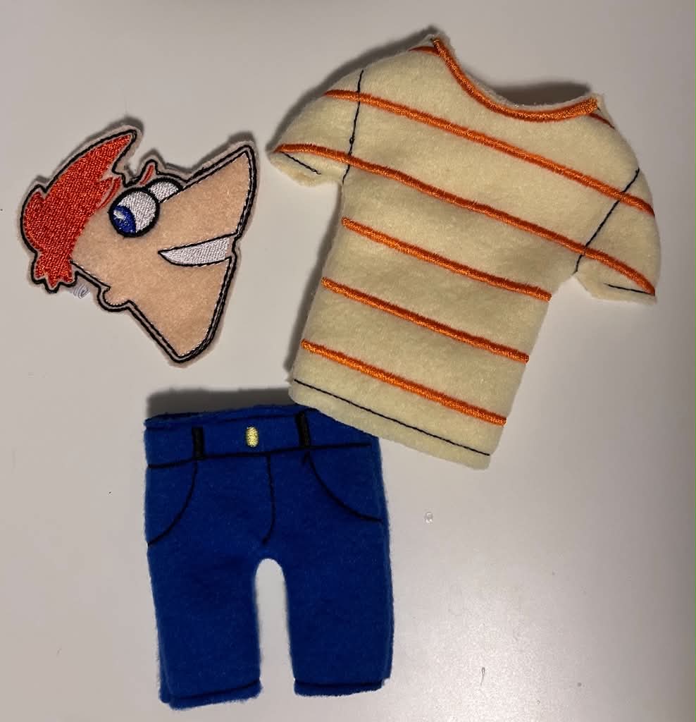 Stitch by Stitch Gift Boutique - Elf - Phineas & Ferb